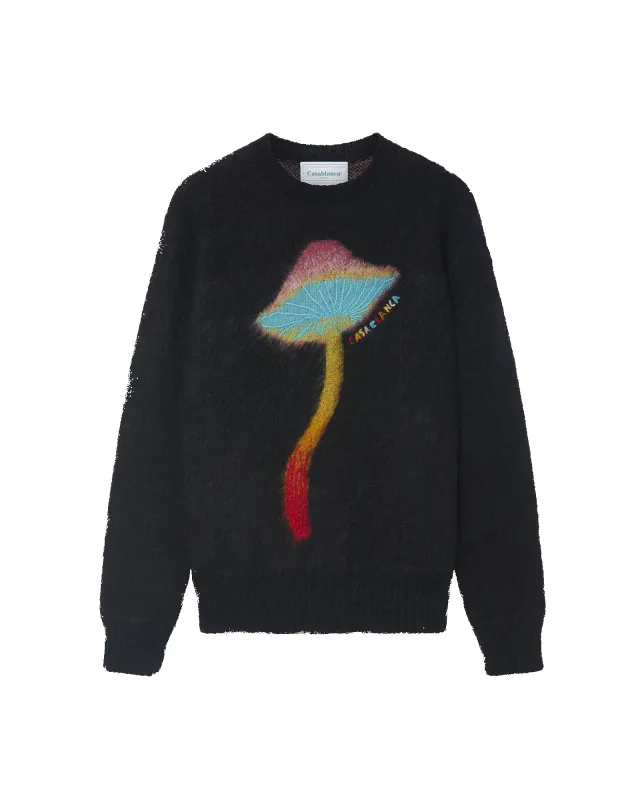 Rainbow Mushroom Mohair Jumper sold by Casablanca