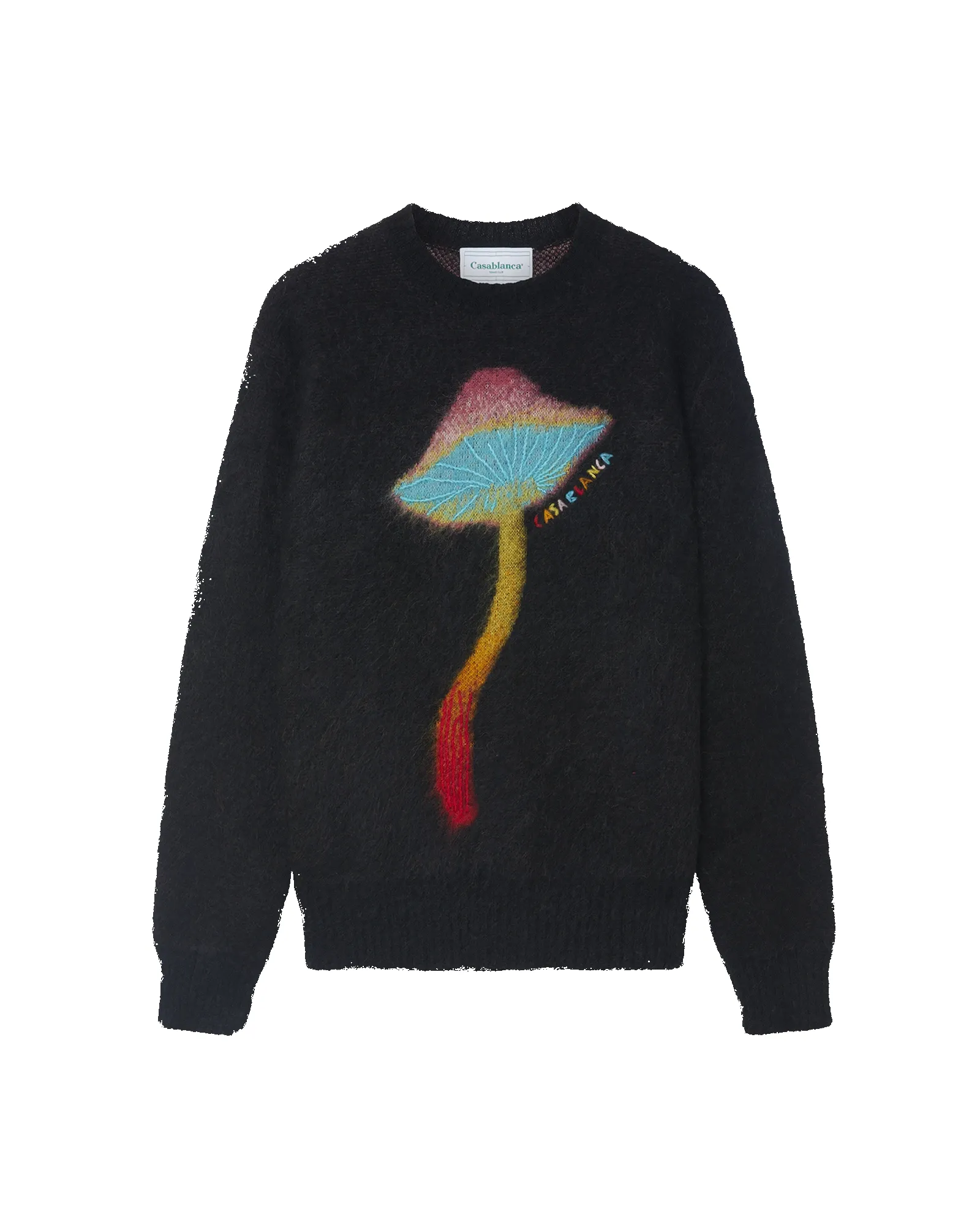Rainbow Mushroom Mohair Jumper sold by Casablanca