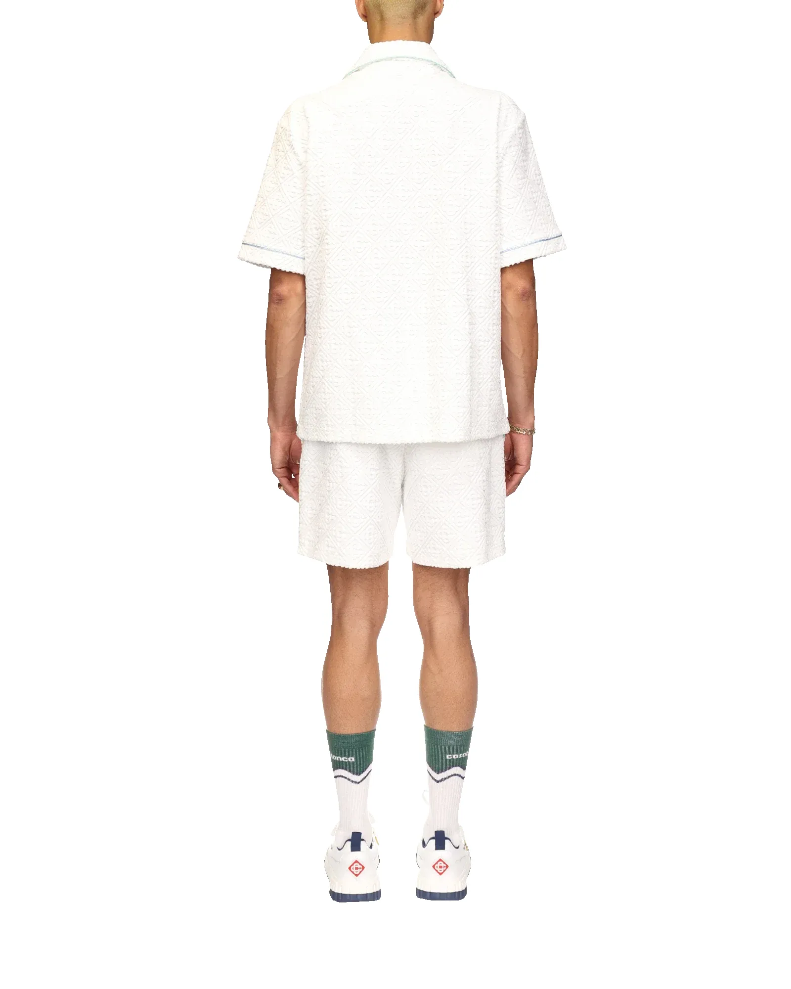 Monogram Short Sleeve Towelling Shirt sold by Casablanca product image thumbnail 4