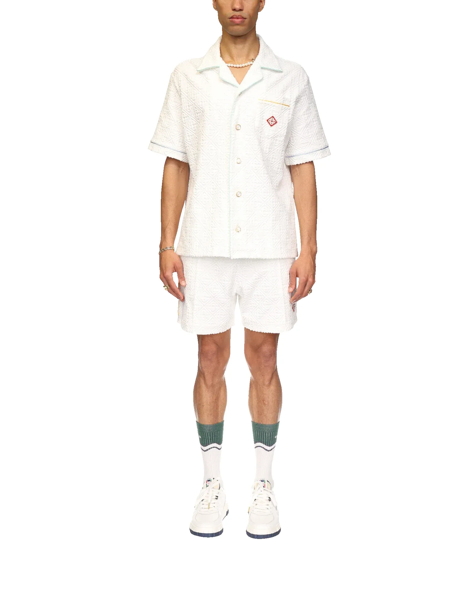 Monogram Short Sleeve Towelling Shirt sold by Casablanca product image thumbnail 2