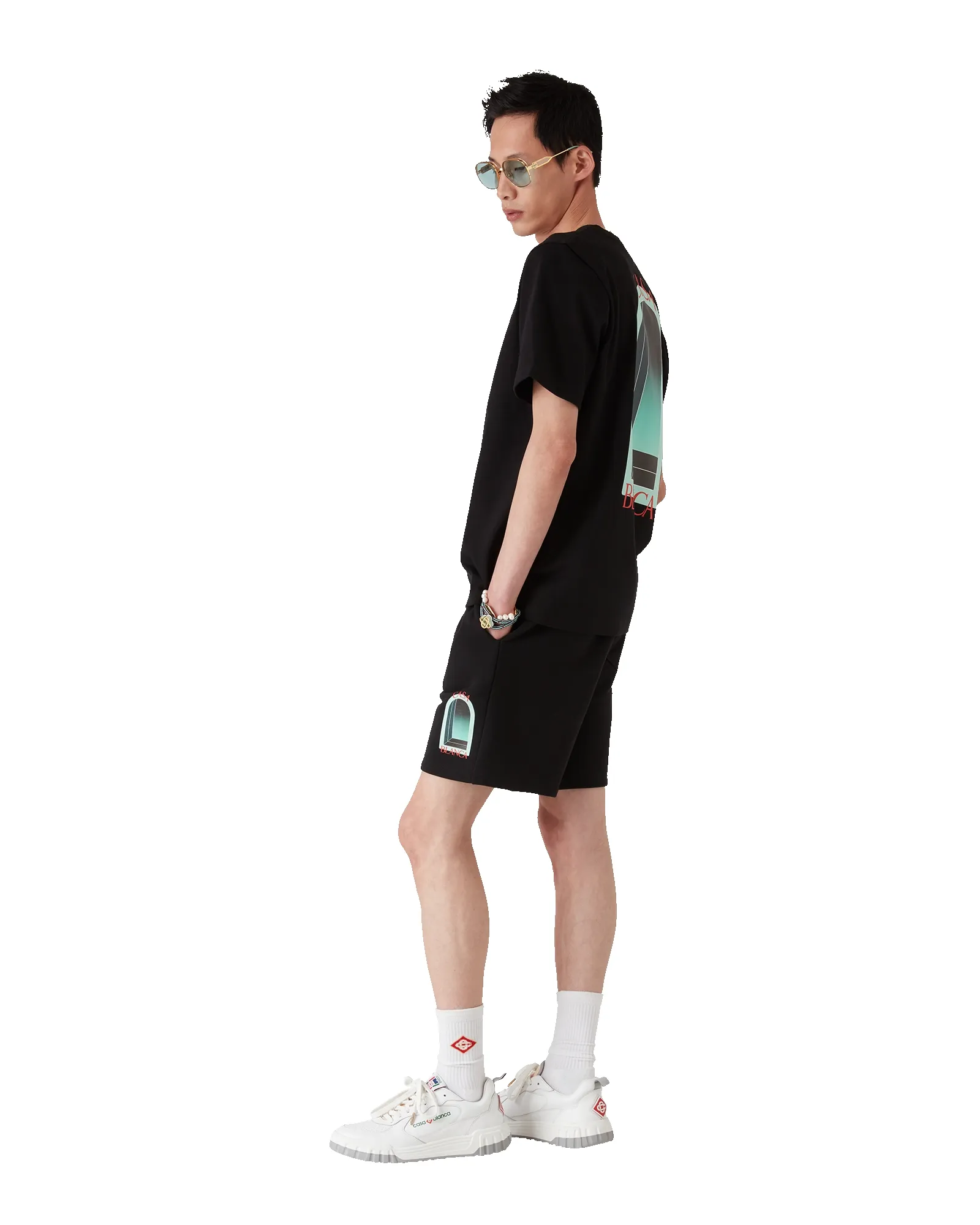 L'Arche Sweatshorts sold by Casablanca product image thumbnail 3