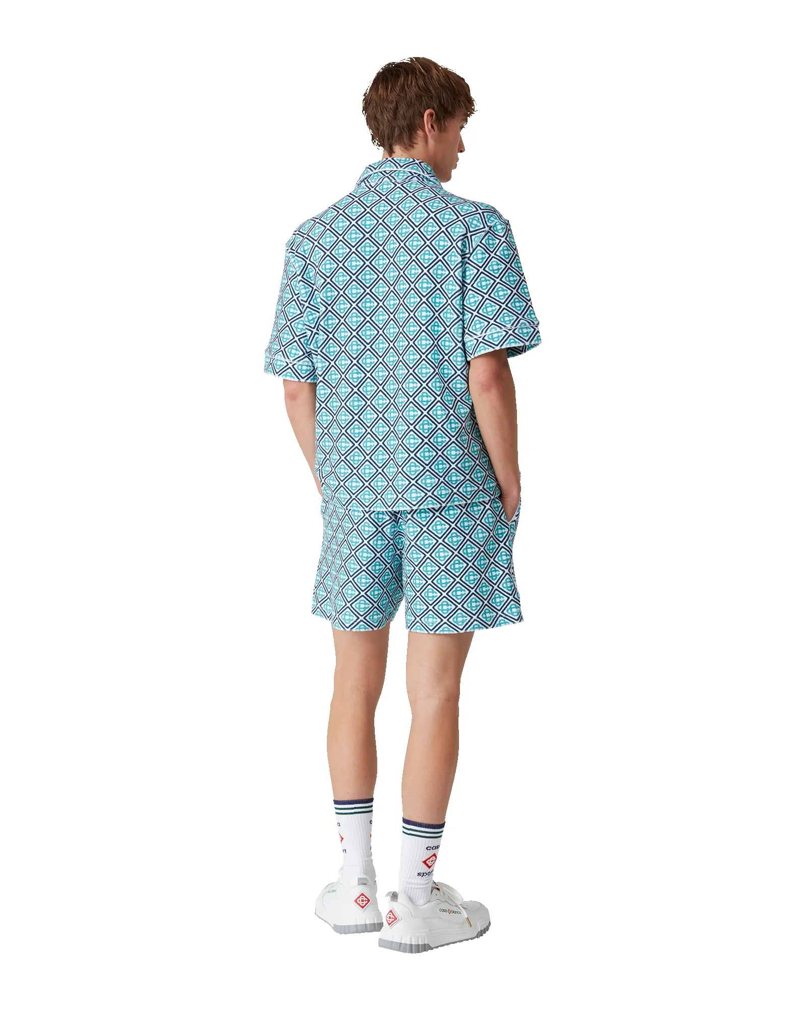 Monogram Towelling Shorts sold by Casablanca product image thumbnail 3