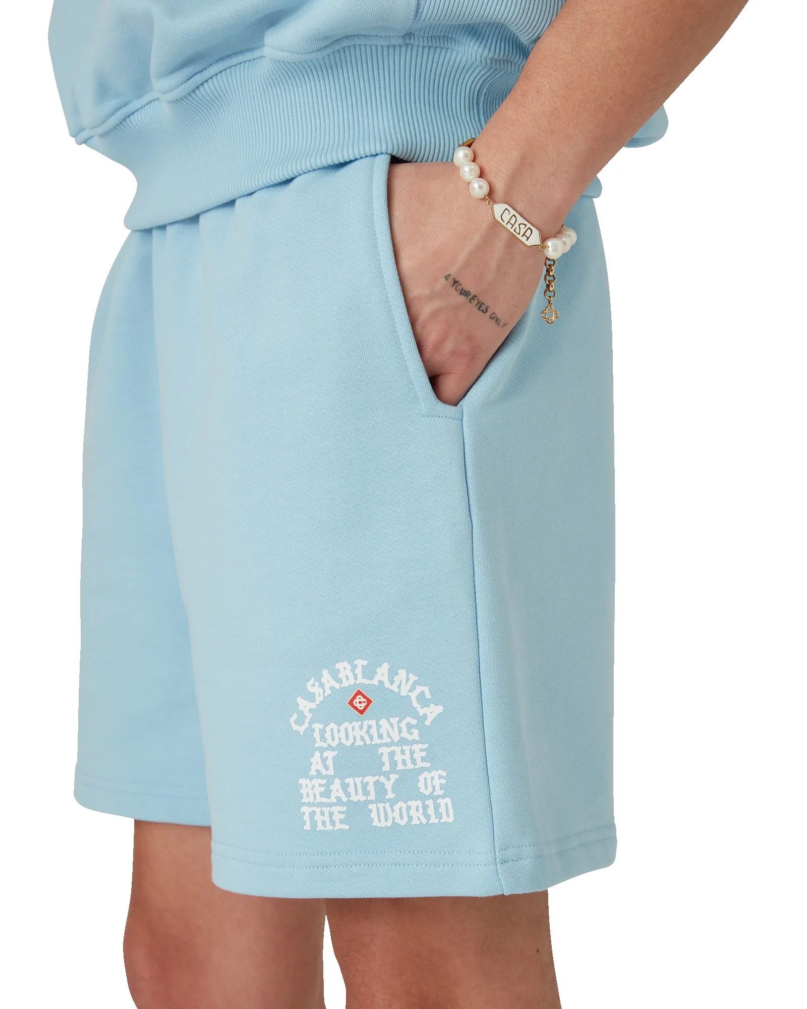 Beauty Of The World Sweatshorts sold by Casablanca product image thumbnail 4