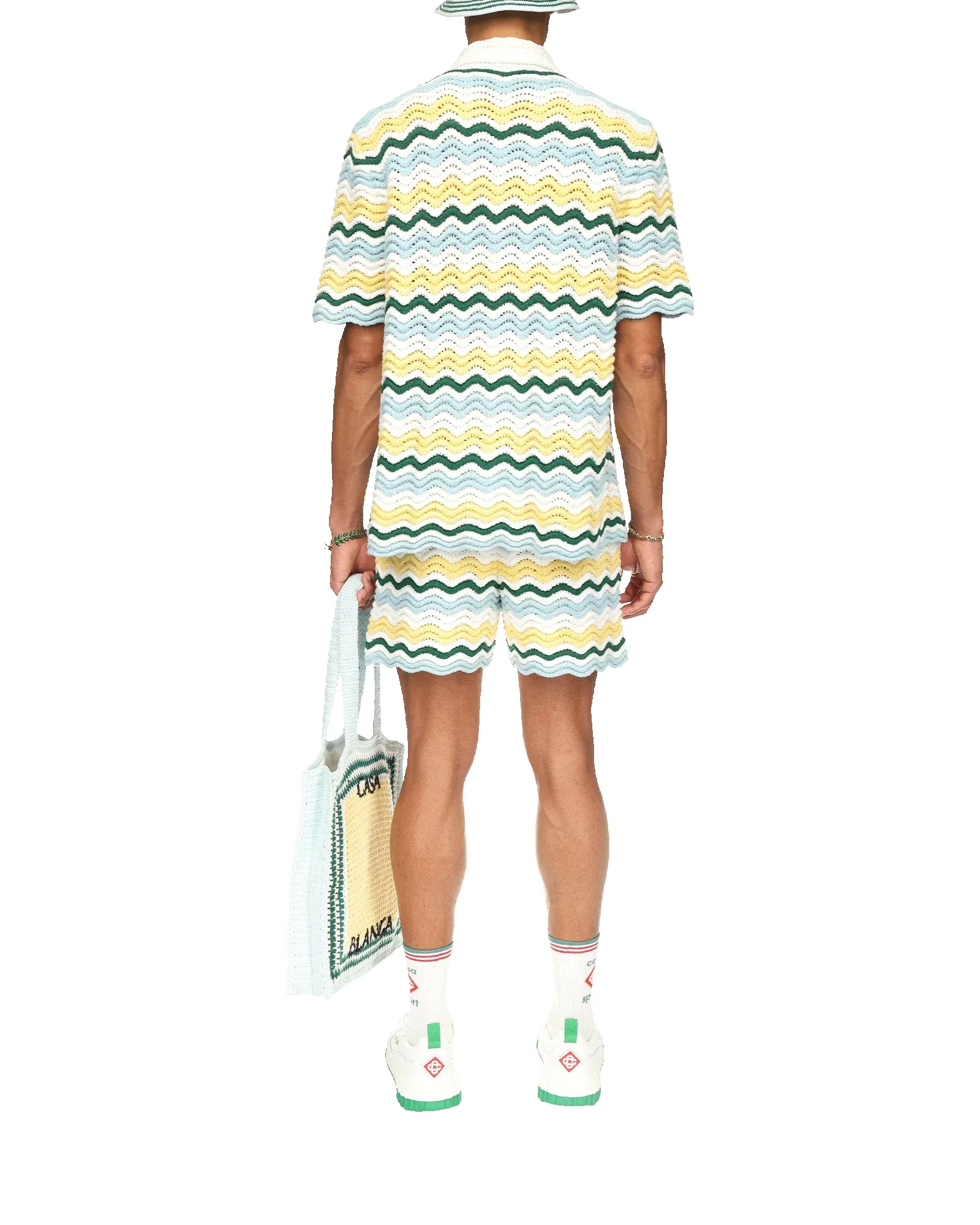 Wavy Short Sleeve Boucle Shirt sold by Casablanca product image thumbnail 4