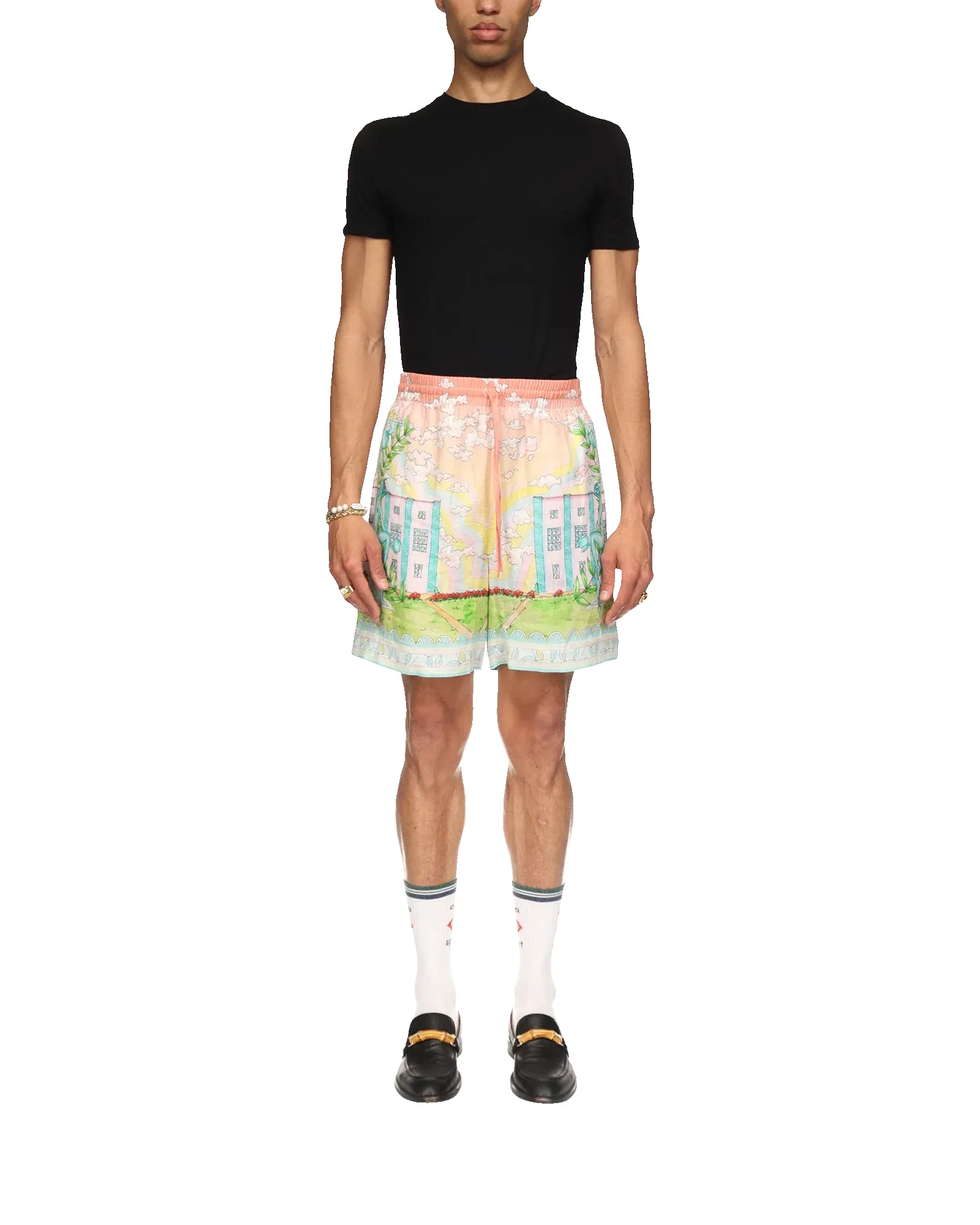 Vase Linen Shorts sold by Casablanca product image thumbnail 2