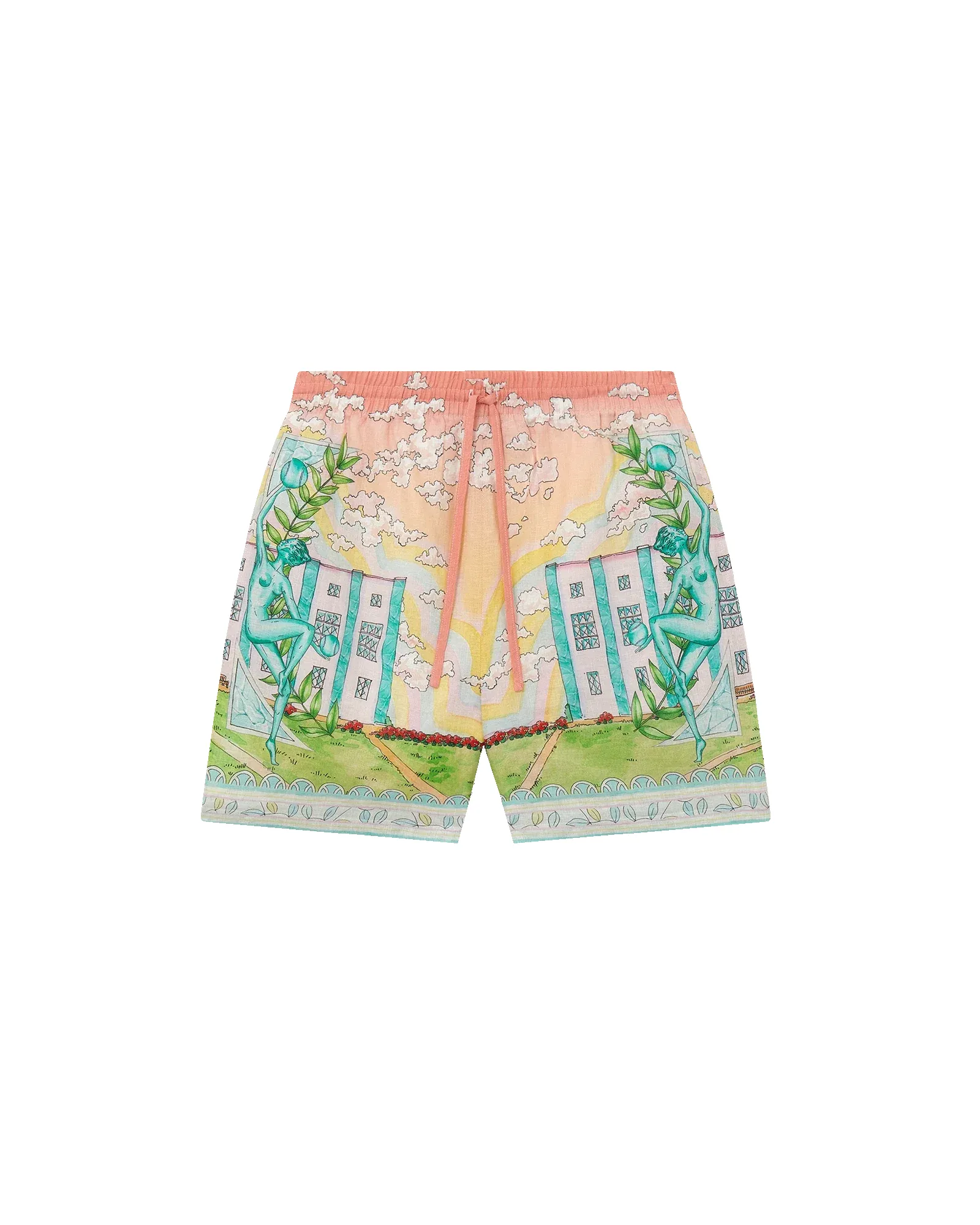 Vase Linen Shorts sold by Casablanca