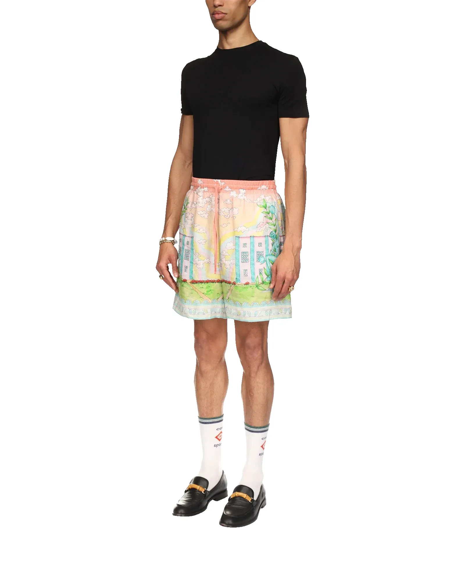 Vase Linen Shorts sold by Casablanca product image thumbnail 3