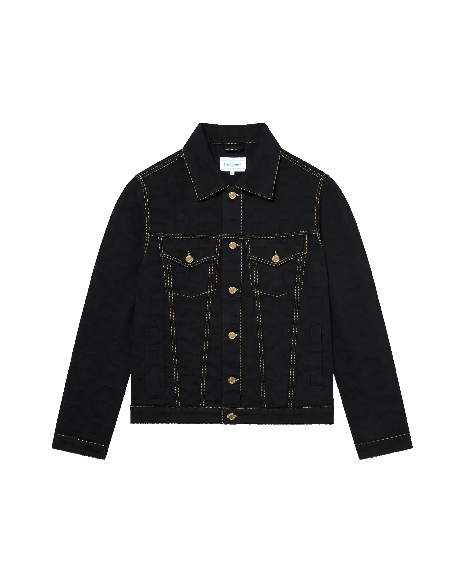 Monogram Jacquard Denim Jacket sold by Casablanca