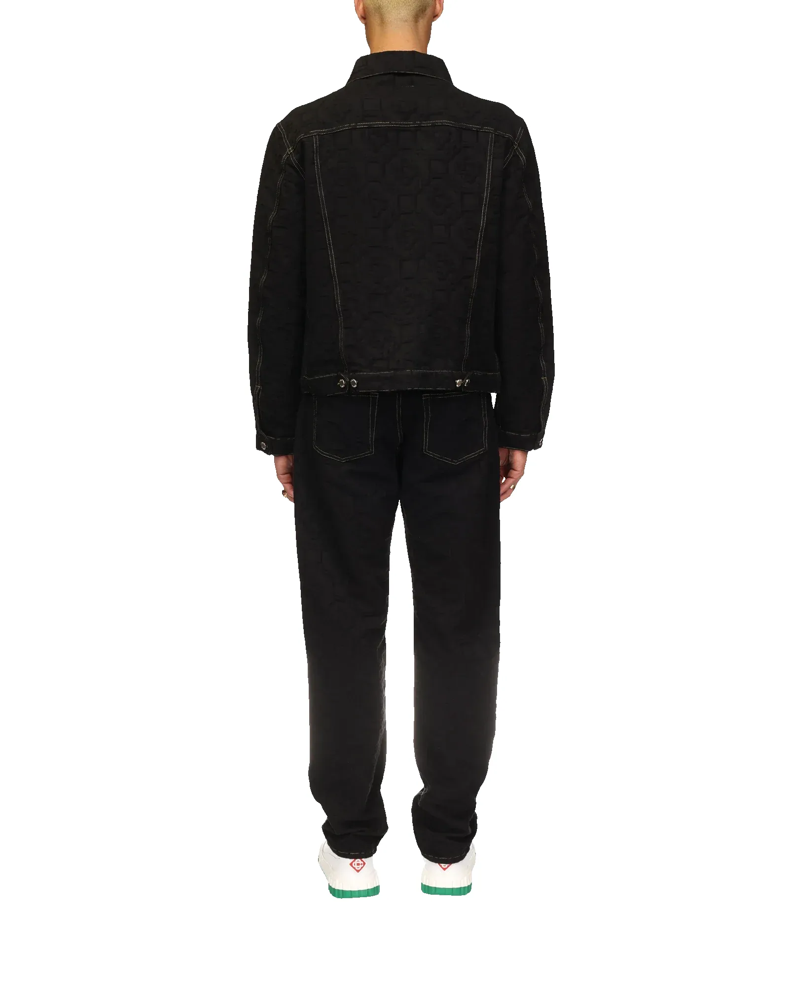 Monogram Jacquard Denim Jacket sold by Casablanca product image thumbnail 4