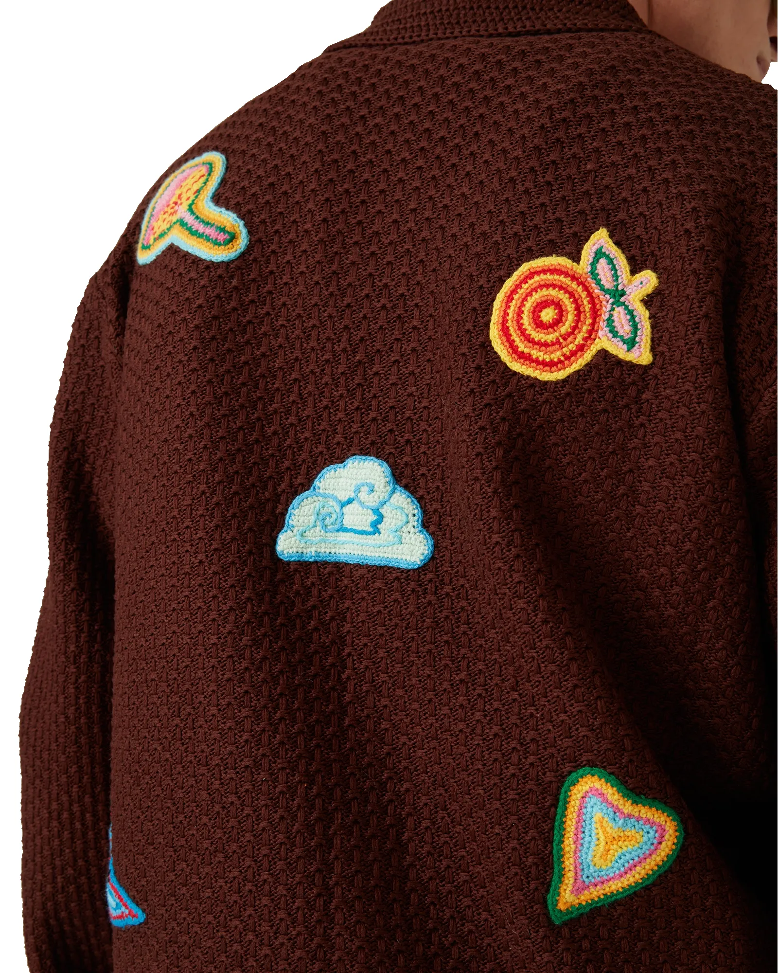 Motif Long Sleeve Crochet Shirt sold by Casablanca product image thumbnail 5