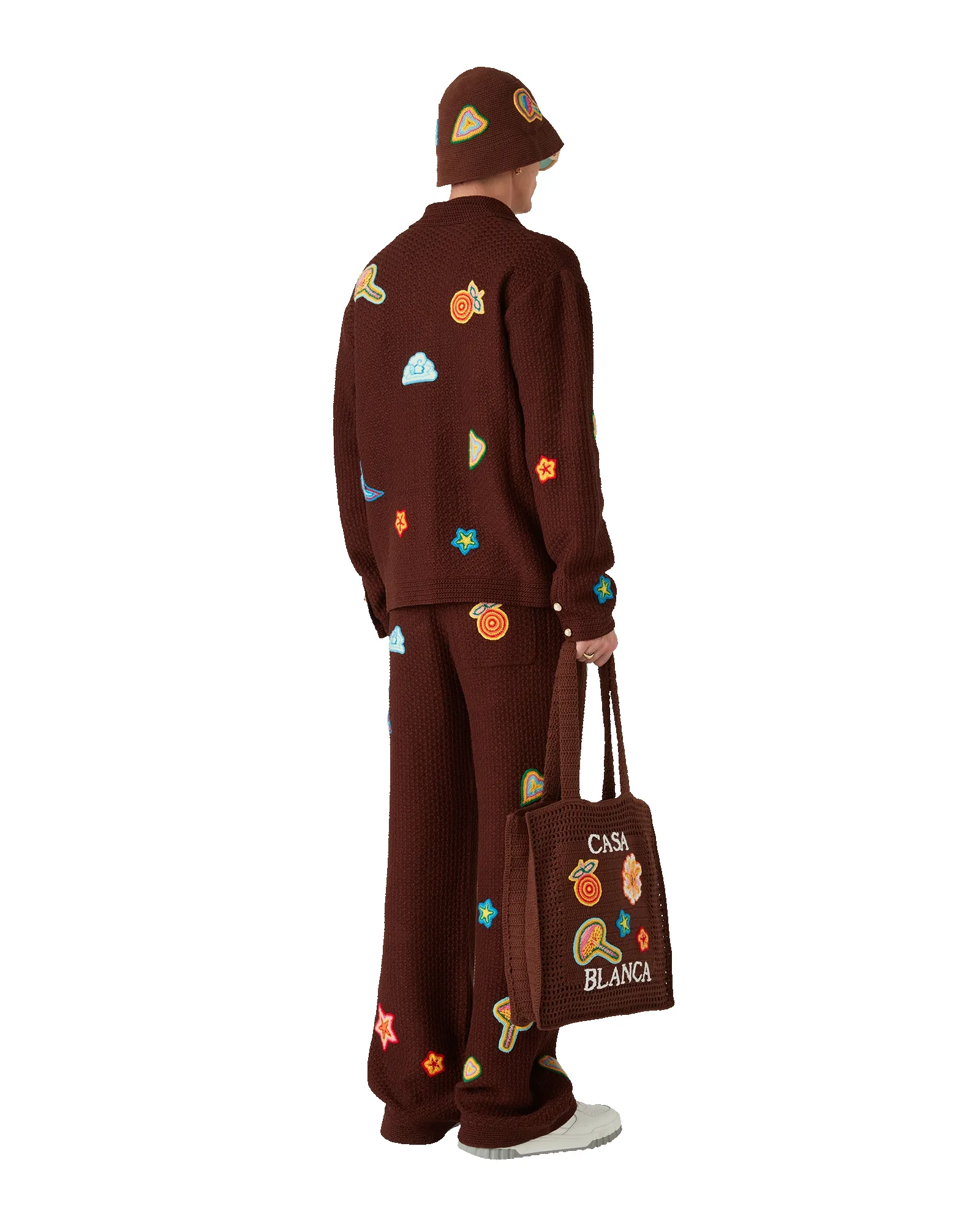 Motif Long Sleeve Crochet Shirt sold by Casablanca product image thumbnail 3