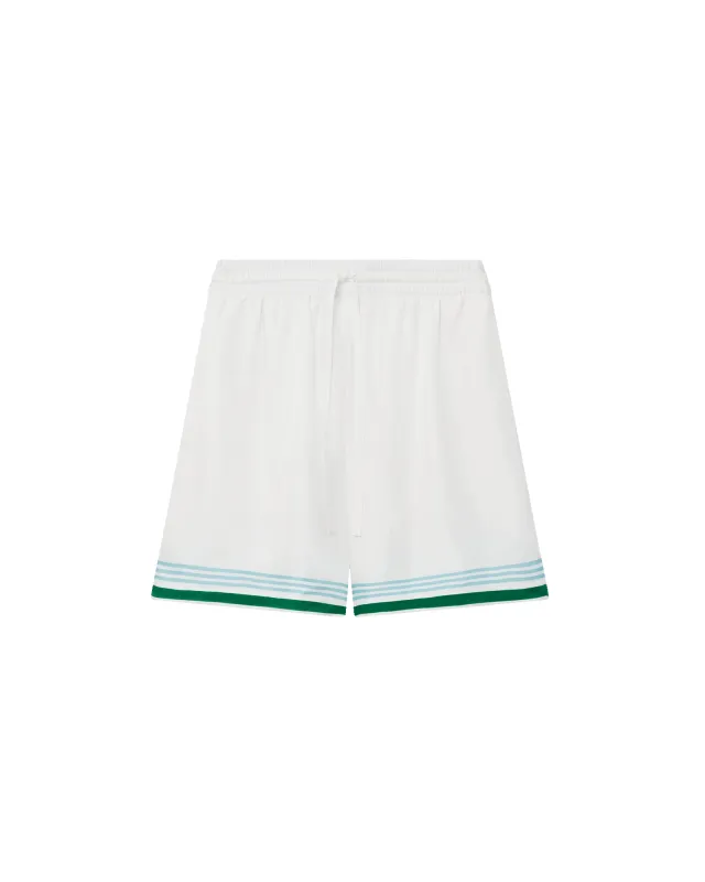 Metaphysical Tennis Icon Silk Shorts sold by Casablanca