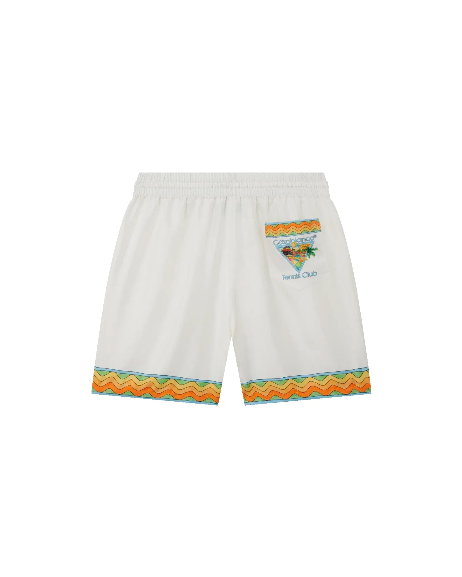 Afro Cubism Tennis Club Silk Shorts sold by Casablanca product image thumbnail 2