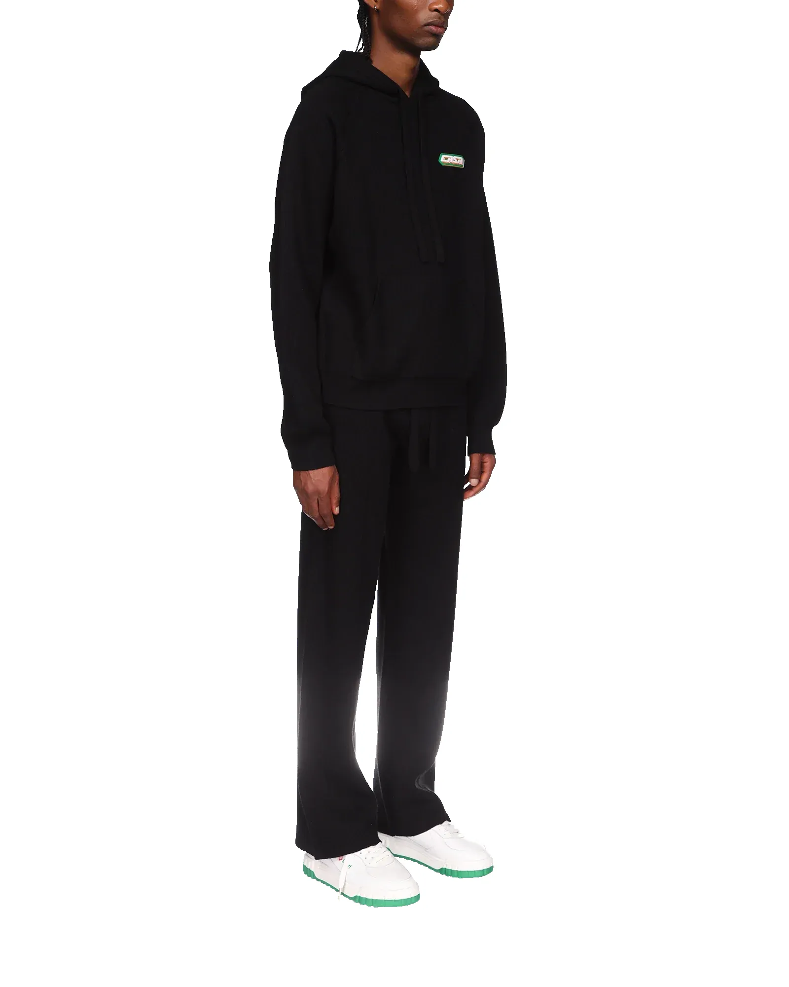 Rib Effect Hooded Sweatshirt sold by Casablanca product image thumbnail 5