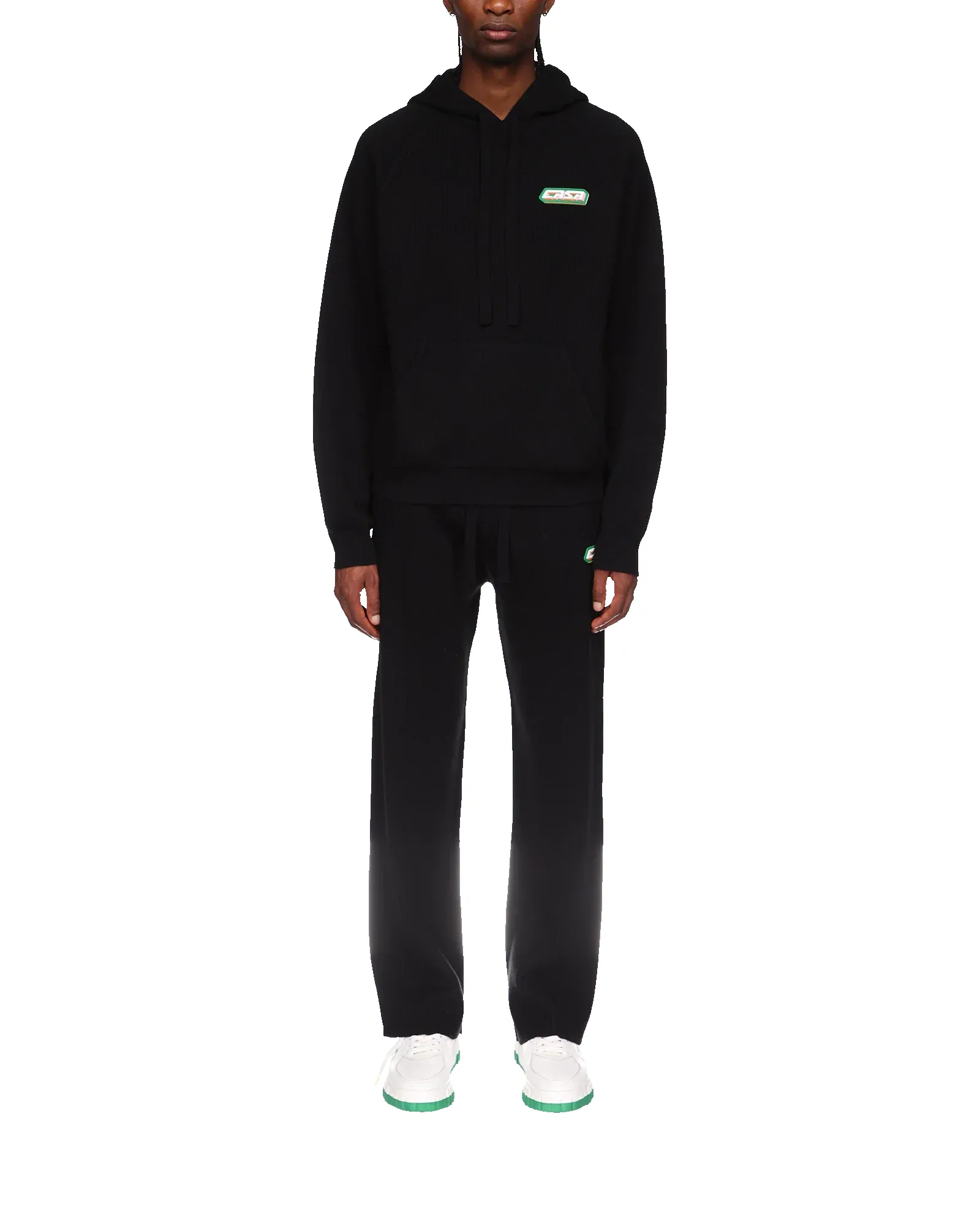 Rib Effect Hooded Sweatshirt sold by Casablanca product image thumbnail 2