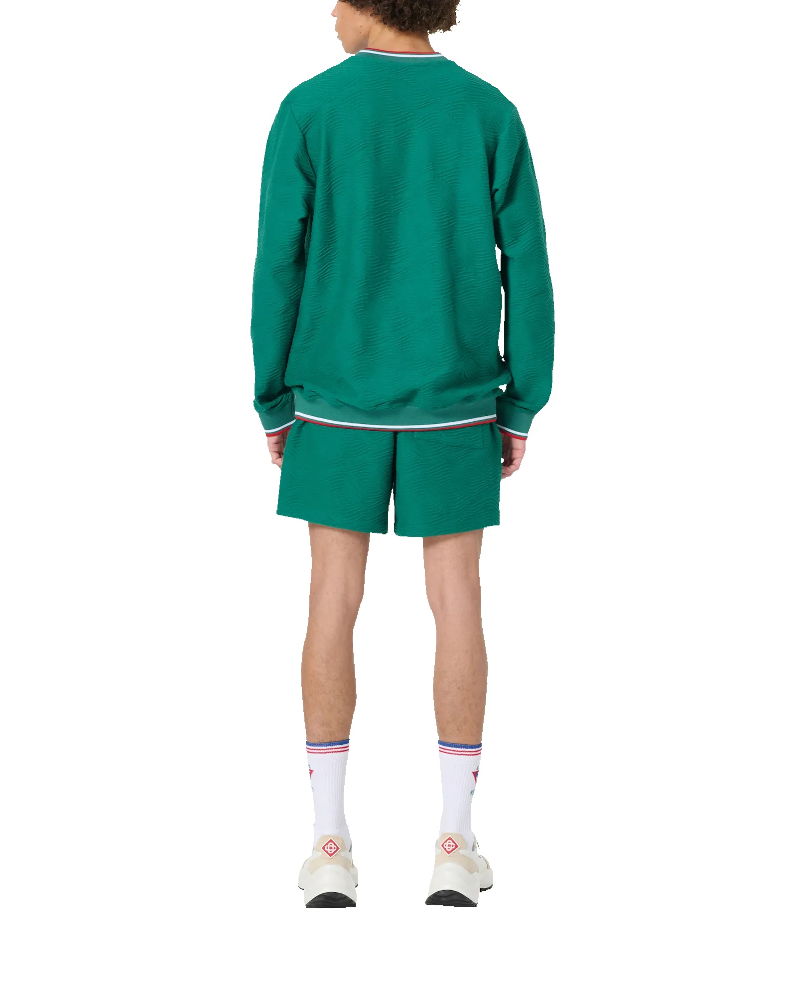 3D Wave Logo Sweatshorts sold by Casablanca product image thumbnail 3