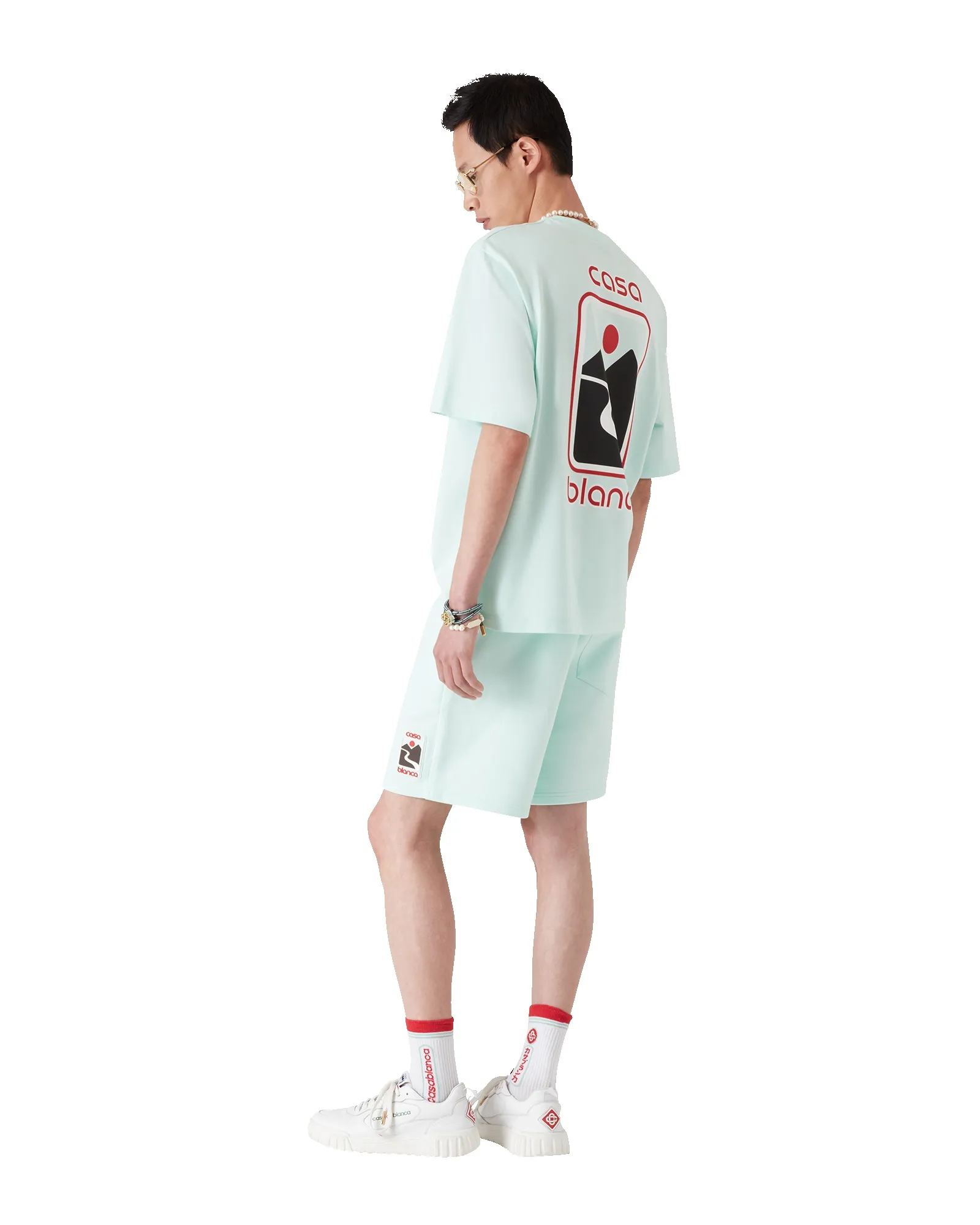 Sunset Valley Sweatshorts sold by Casablanca product image thumbnail 3