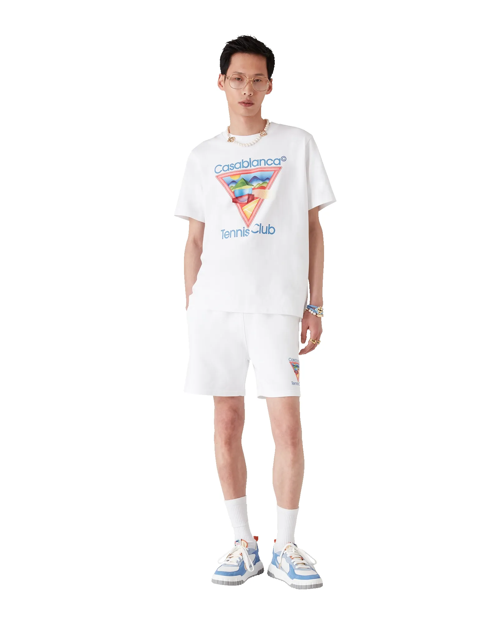 Tennis Club Icon Short Sleeve T-Shirt sold by Casablanca product image thumbnail 2