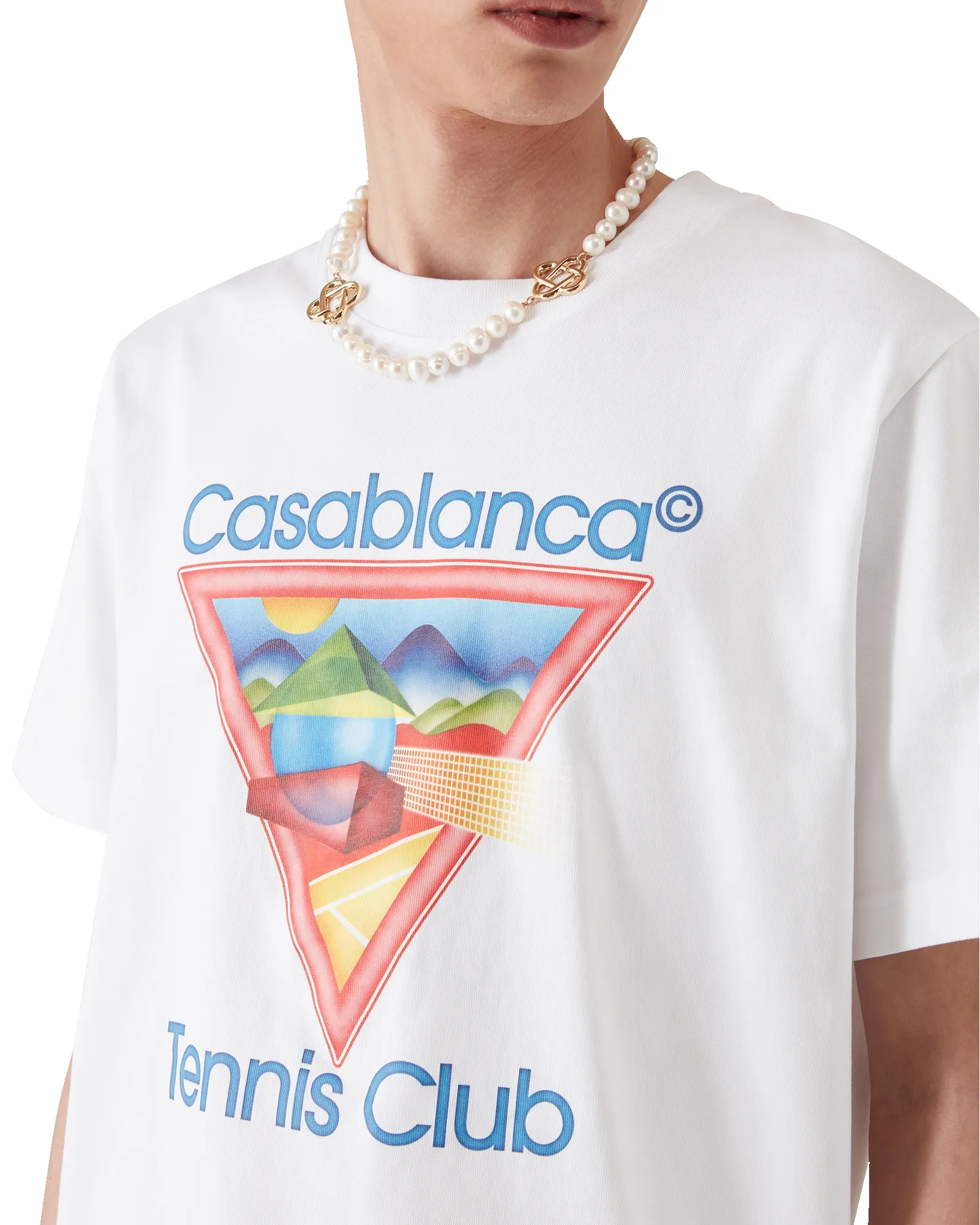 Tennis Club Icon Short Sleeve T-Shirt sold by Casablanca product image thumbnail 5