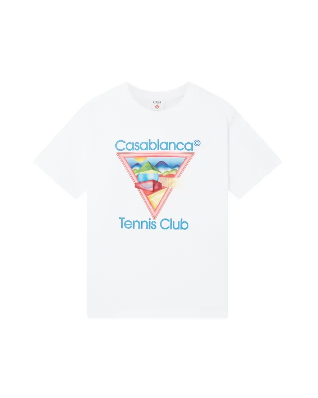 Tennis Club Icon Short Sleeve T-Shirt sold by Casablanca