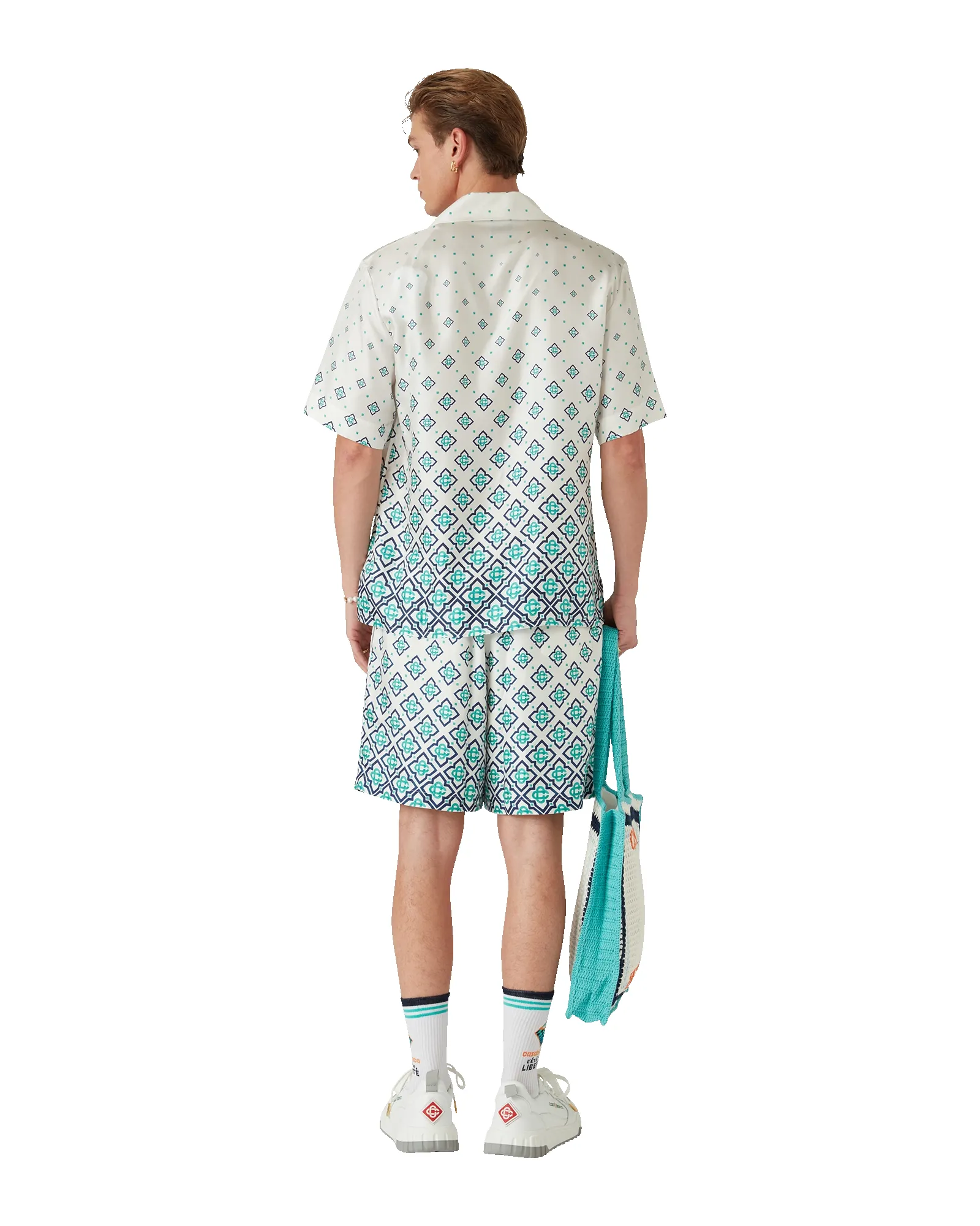 Gradient Monogram Silk Shorts sold by Casablanca product image thumbnail 3