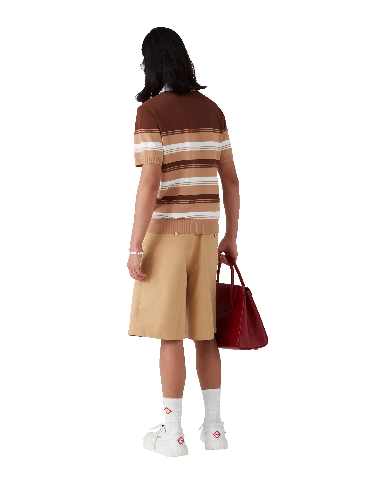 Stripe Polo Shirt sold by Casablanca product image thumbnail 3