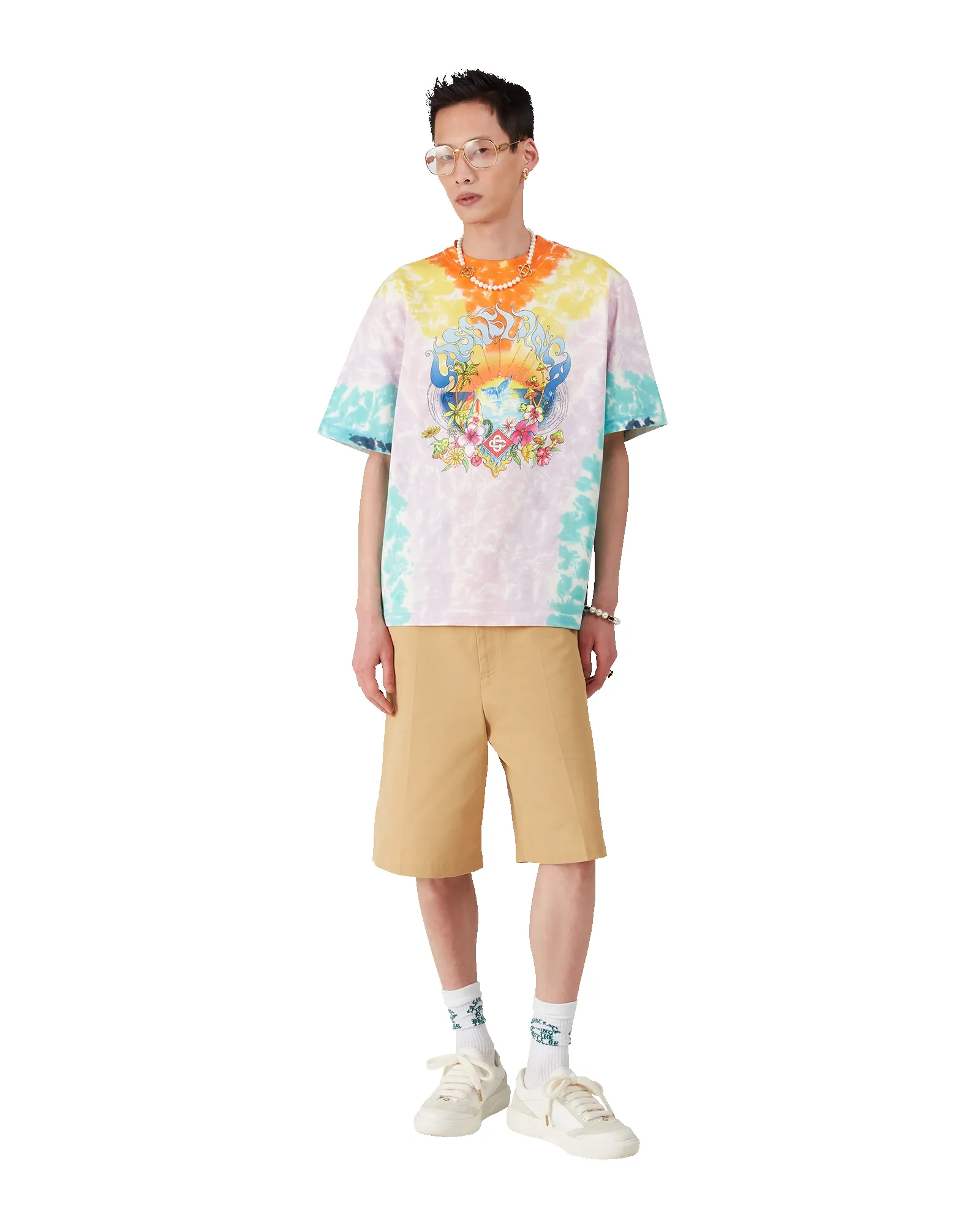 Surf Trip Tie Dye Short Sleeve T-Shirt sold by Casablanca product image thumbnail 2