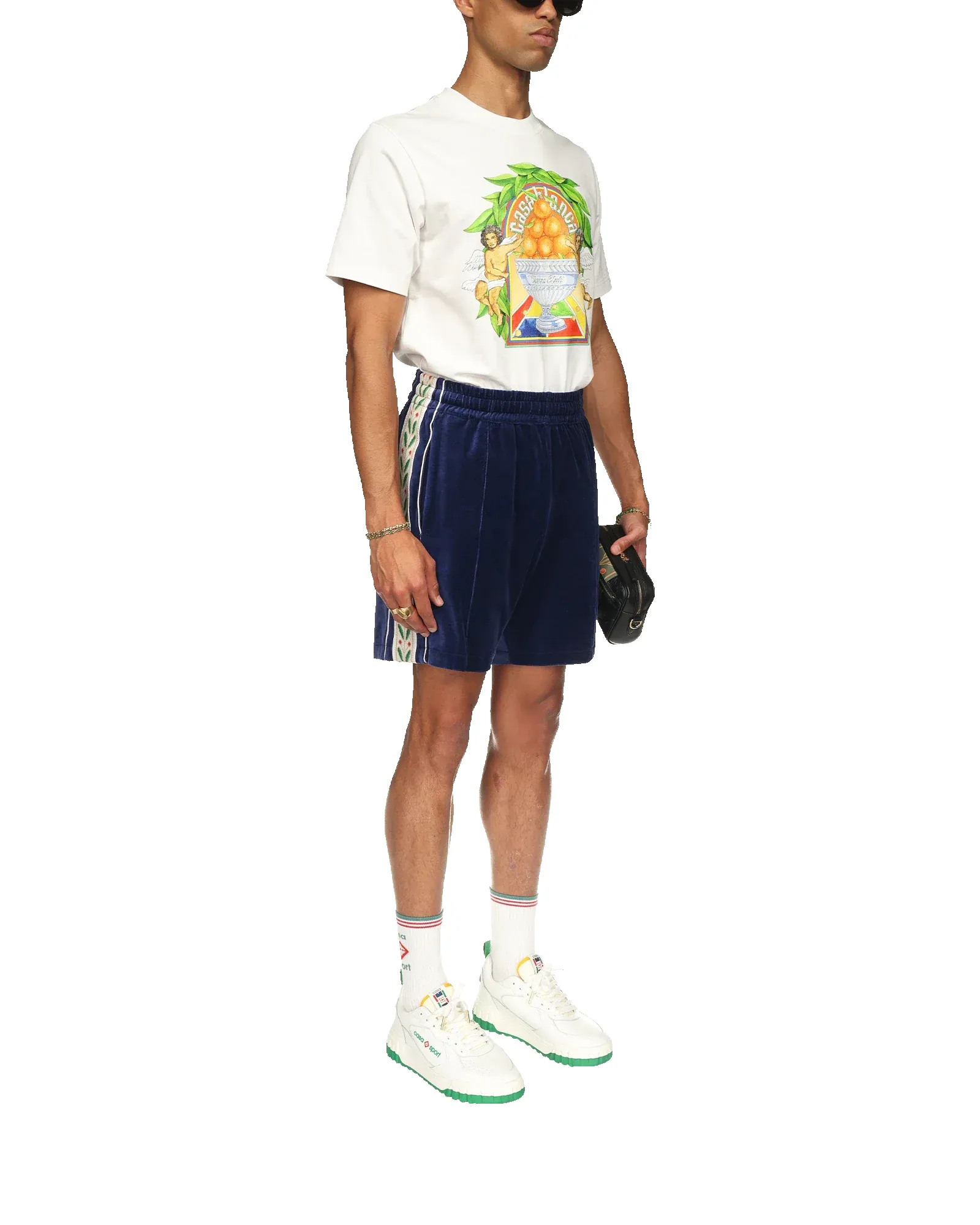 Velour Laurel Shorts sold by Casablanca product image thumbnail 5