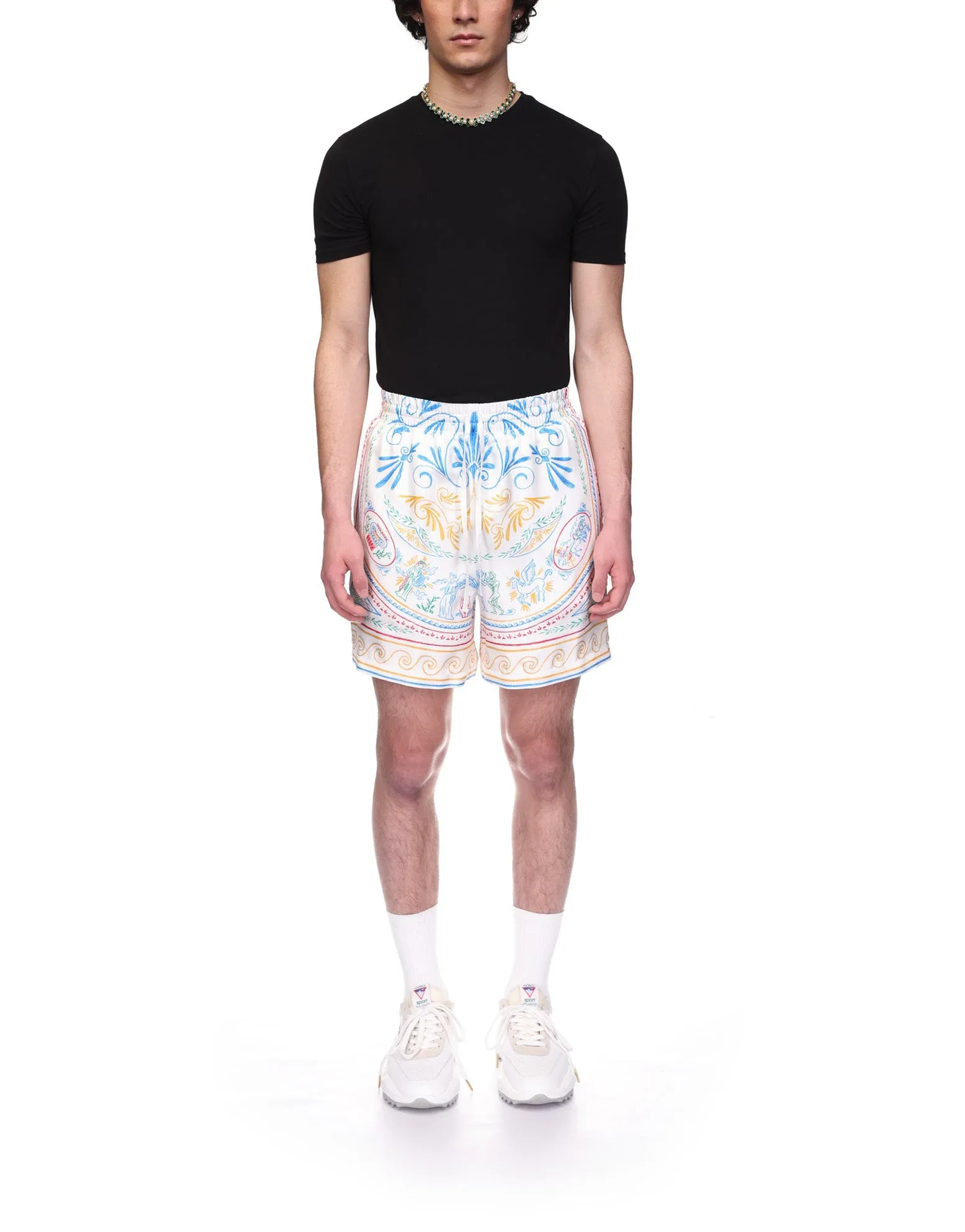 Crayon Vase Silk Shorts sold by Casablanca product image thumbnail 2