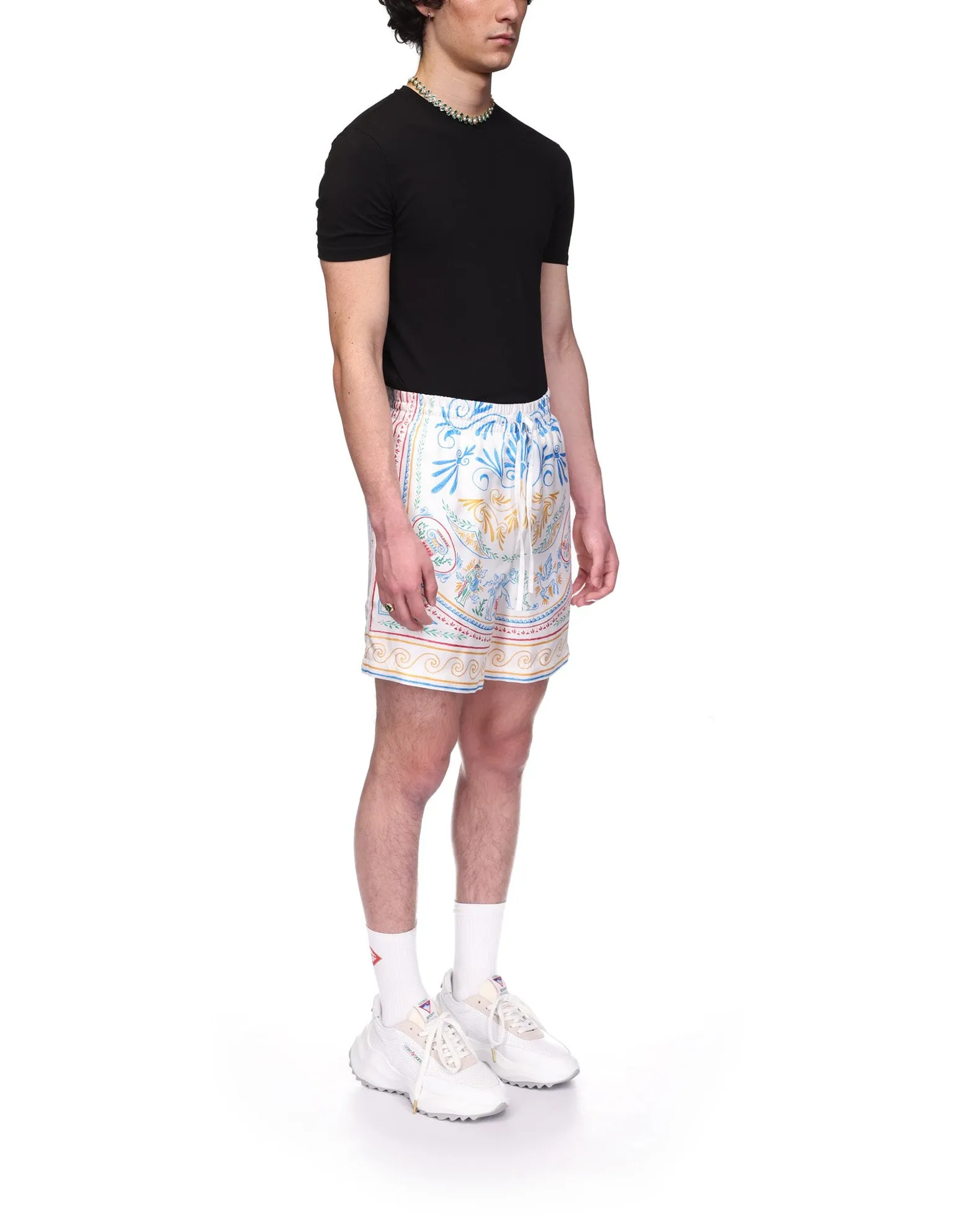 Crayon Vase Silk Shorts sold by Casablanca product image thumbnail 5