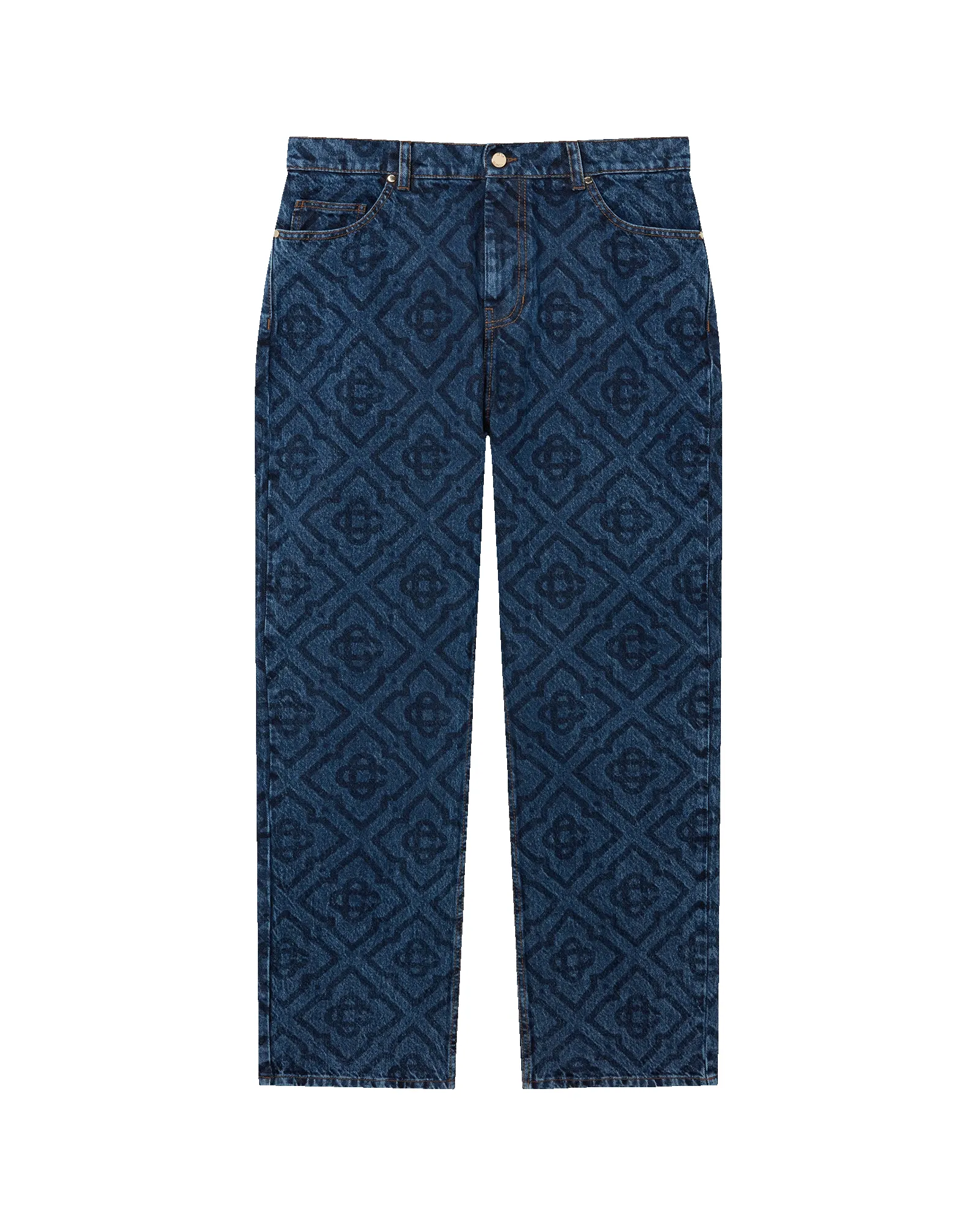 Dark Vintage Monogram Jeans sold by Casablanca