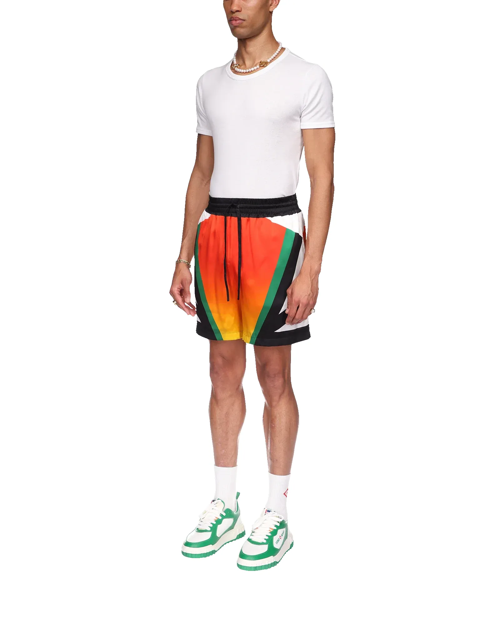 Casa Moto Sport Silk Shorts sold by Casablanca product image thumbnail 3