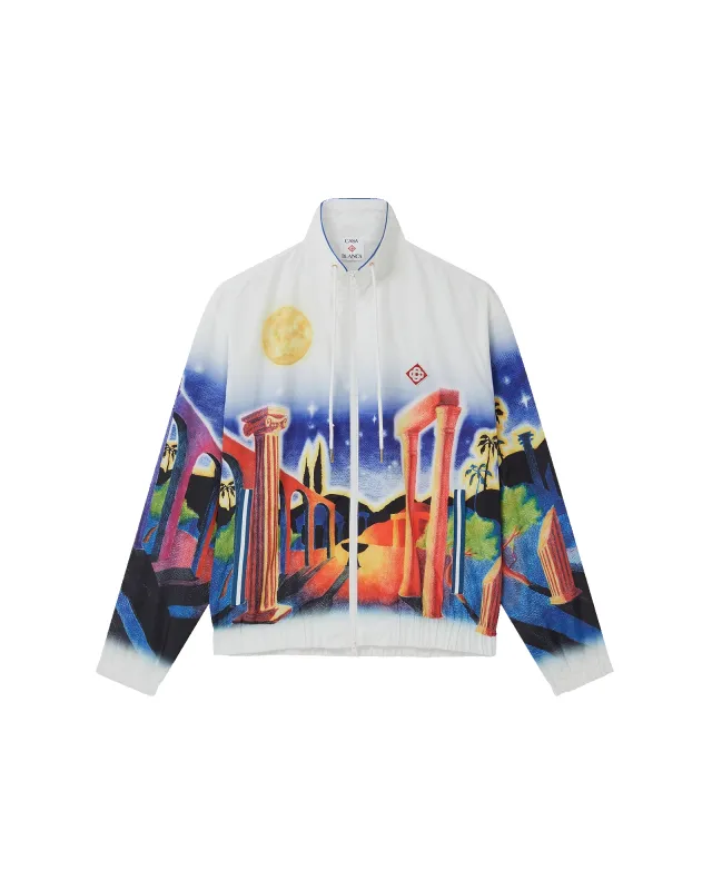 Midnight Acropolis Windbreaker Jacket sold by Casablanca