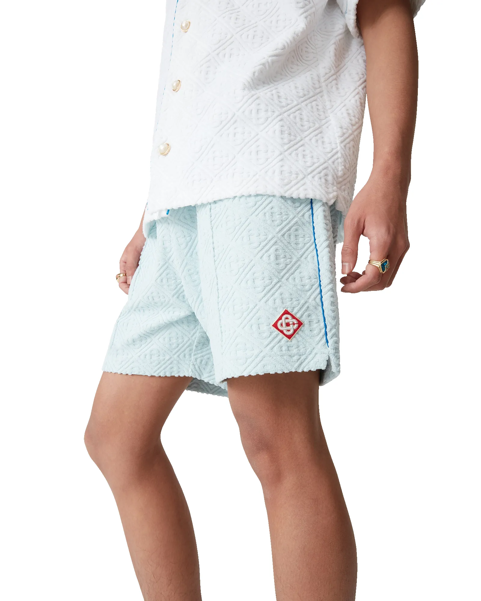 Monogram Towelling Shorts sold by Casablanca product image thumbnail 5