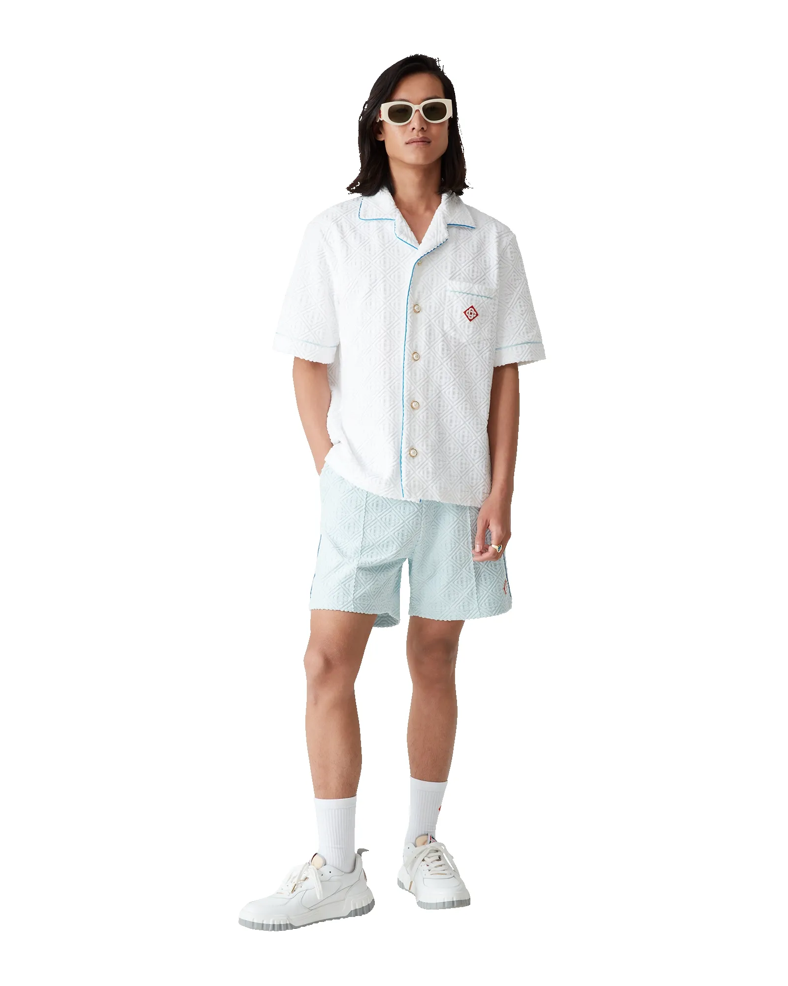 Monogram Towelling Shorts sold by Casablanca product image thumbnail 2