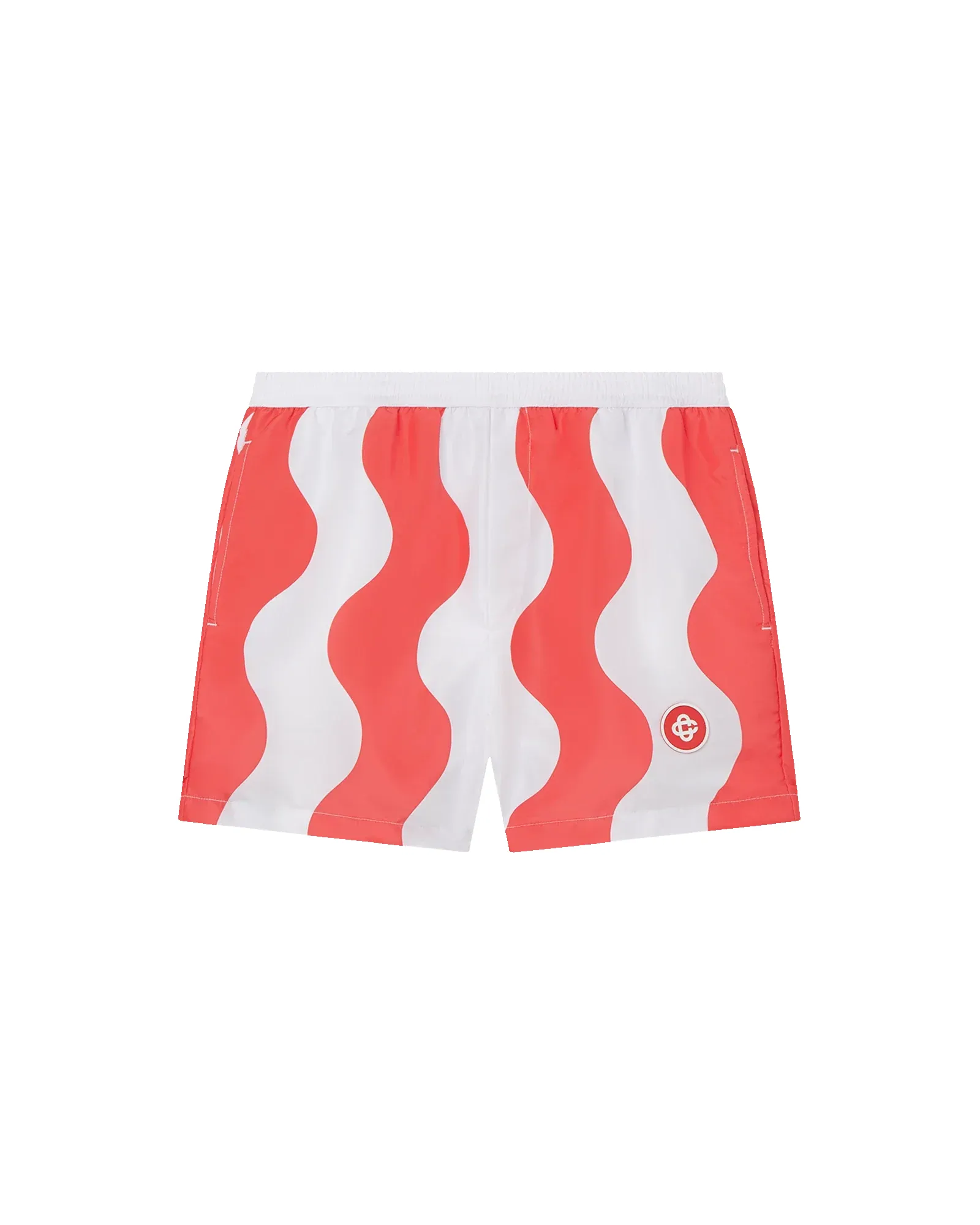 Red Memphis Wave Swim Trunks sold by Casablanca
