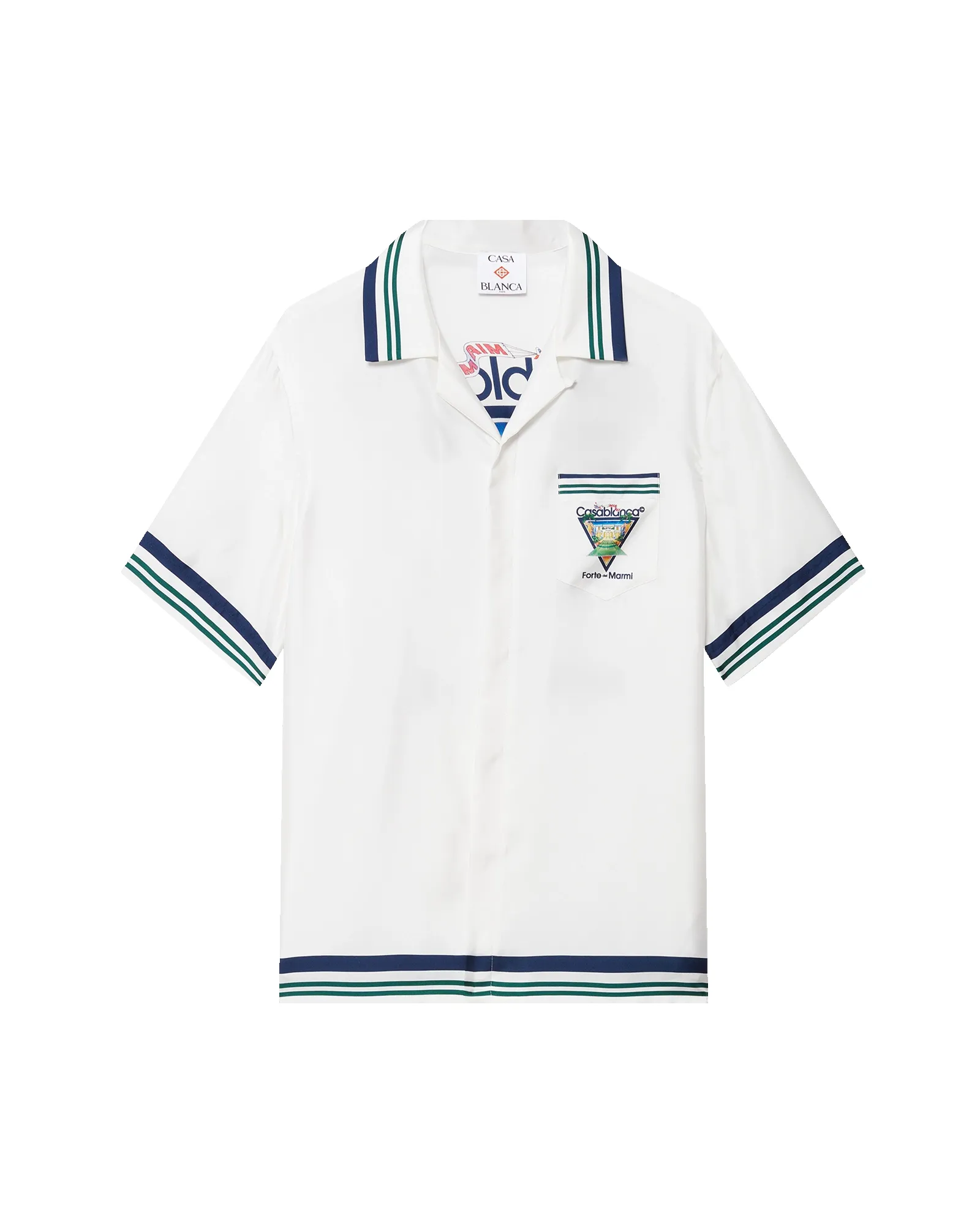 Miami Open x Forte Dei Marmi Short Sleeve Silk Shirt sold by Casablanca product image thumbnail 2