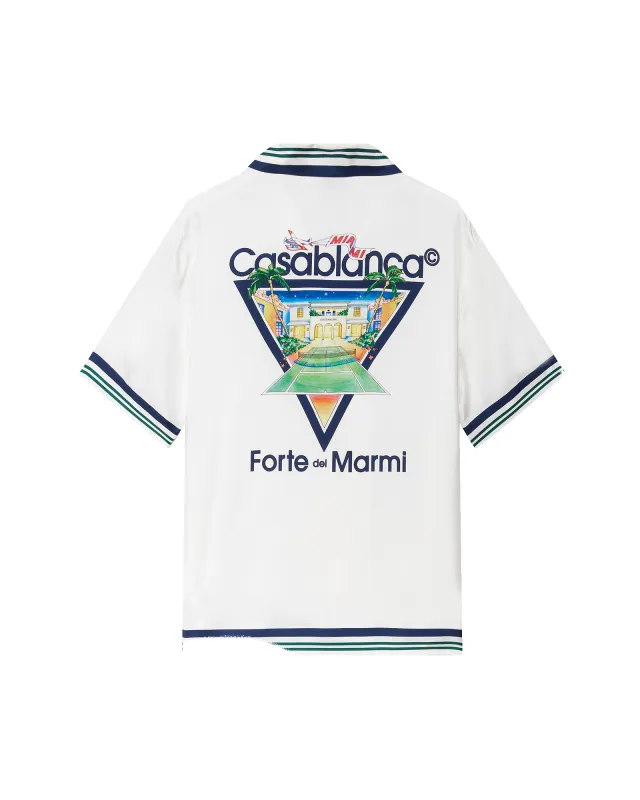 Miami Open x Forte Dei Marmi Short Sleeve Silk Shirt made by Casablanca