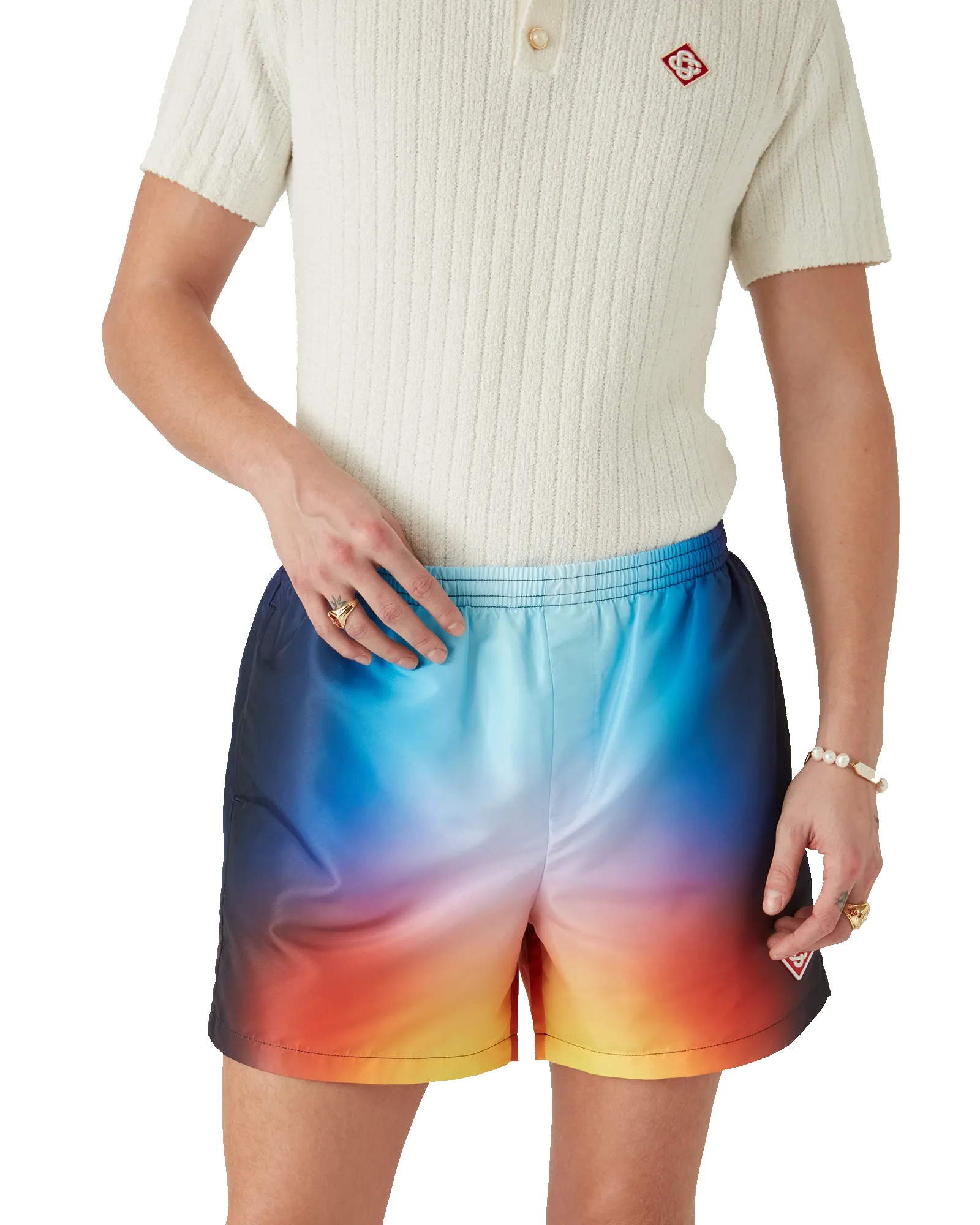 Tie Dye Swim Shorts sold by Casablanca product image thumbnail 4