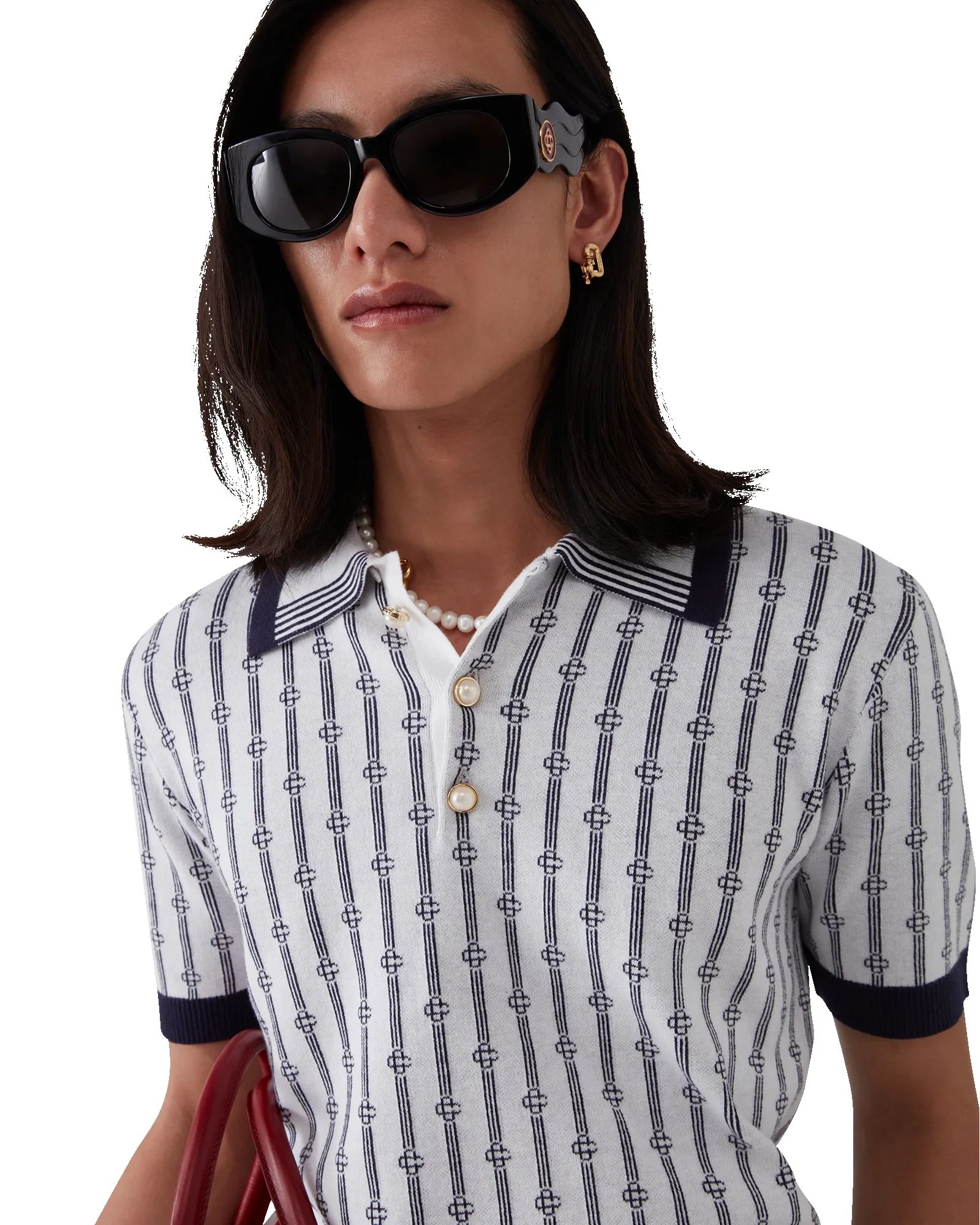 Monogram Polo Shirt sold by Casablanca product image thumbnail 5