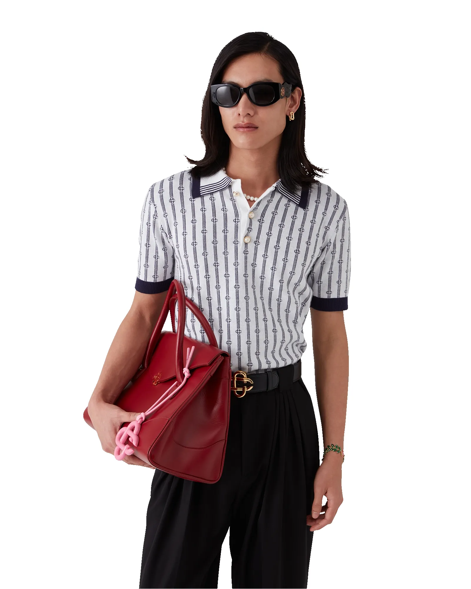 Monogram Polo Shirt sold by Casablanca product image thumbnail 4