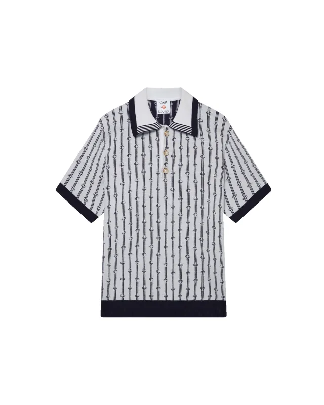 Monogram Polo Shirt sold by Casablanca