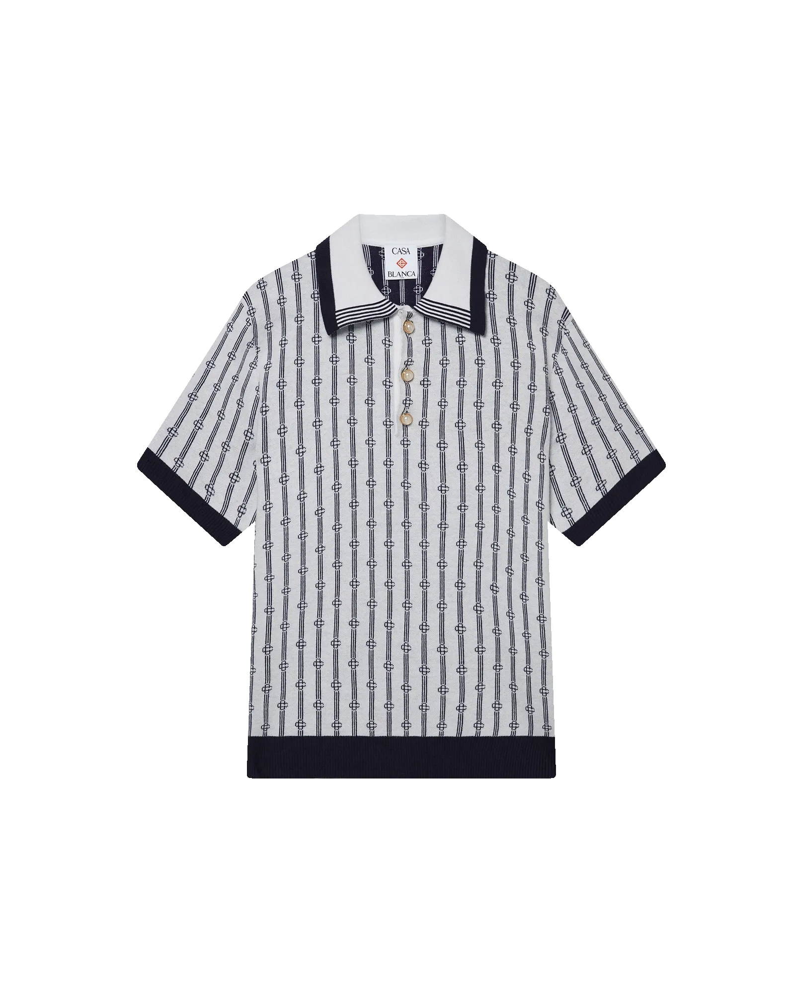 Monogram Polo Shirt sold by Casablanca