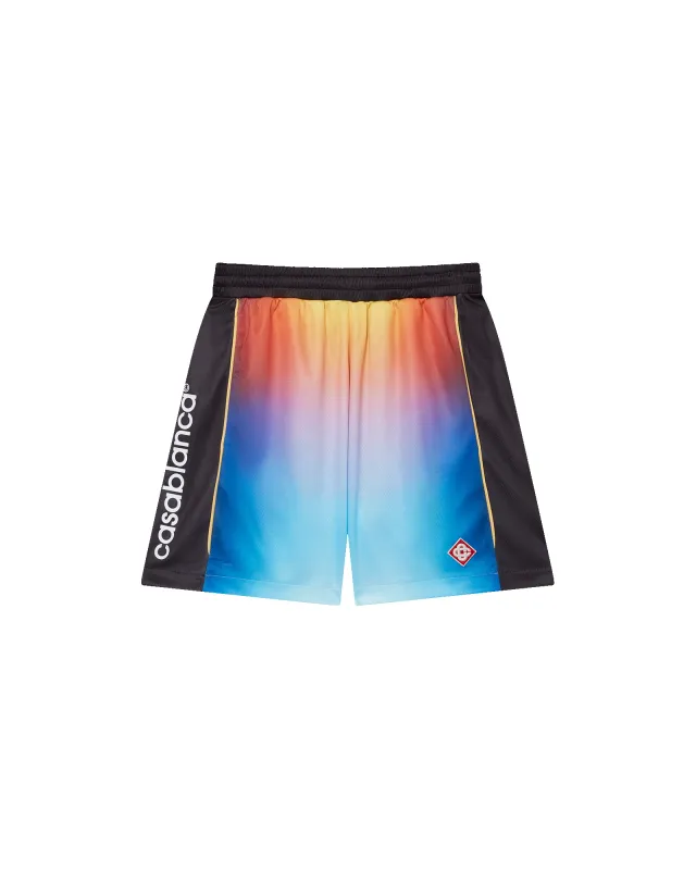 Gradient Football Shorts sold by Casablanca