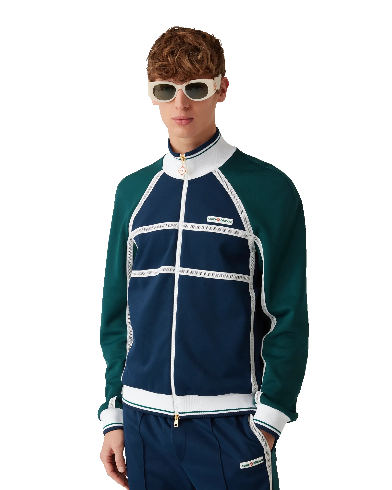 Mesh Tape Track Jacket sold by Casablanca product image thumbnail 4