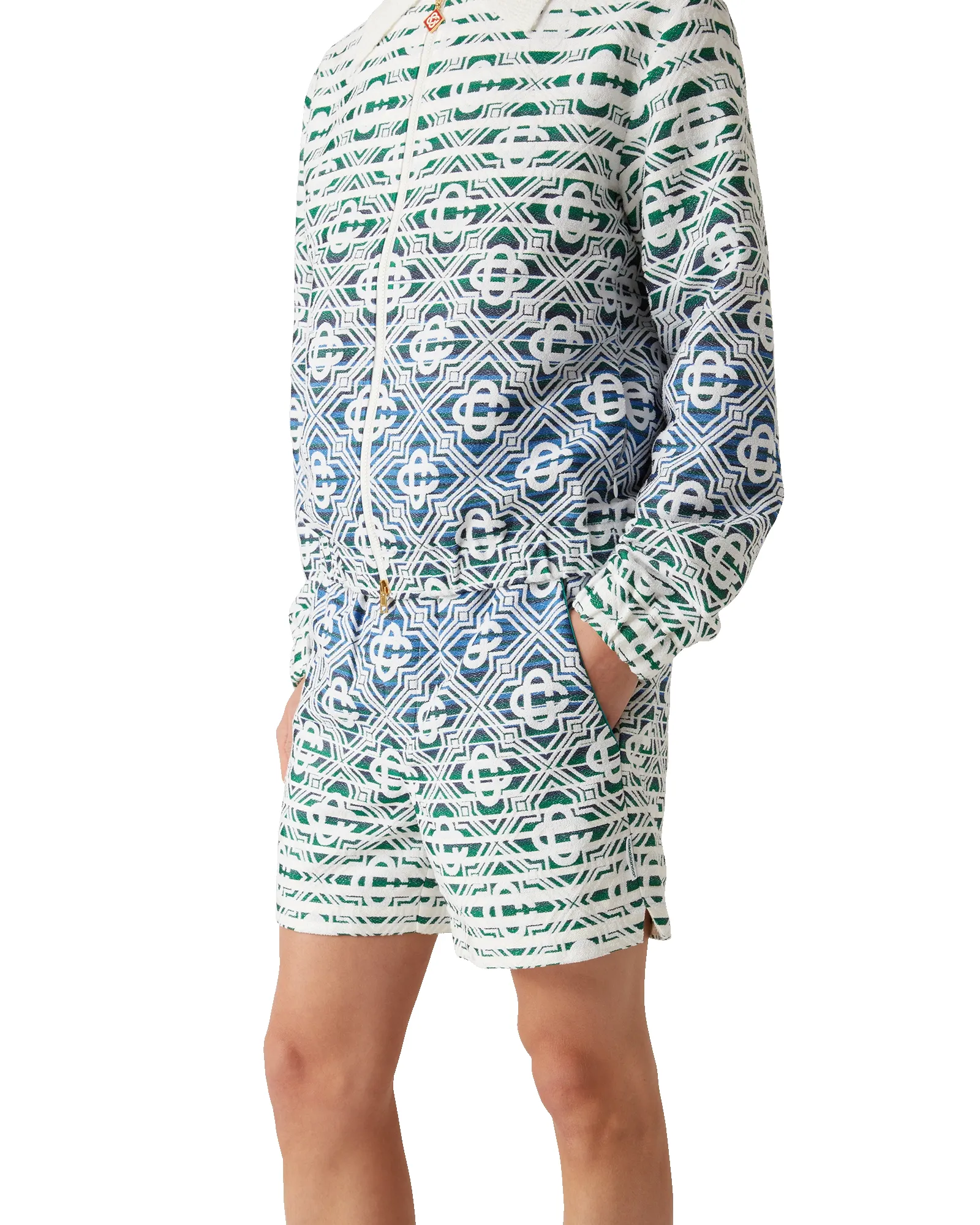 Monogram Gradient Towelling Shorts sold by Casablanca product image thumbnail 4