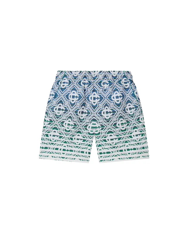 Monogram Gradient Towelling Shorts sold by Casablanca