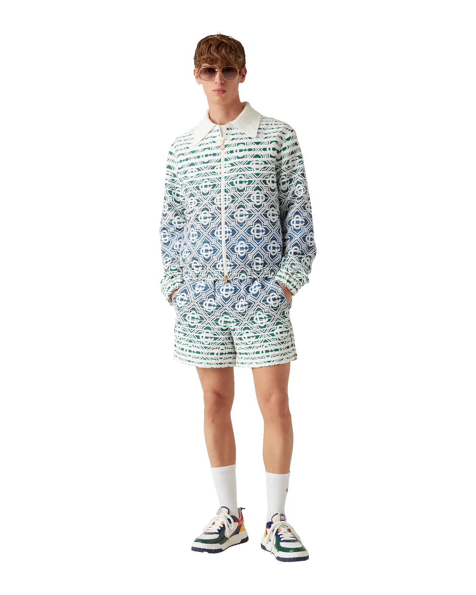 Monogram Gradient Towelling Shorts sold by Casablanca product image thumbnail 2