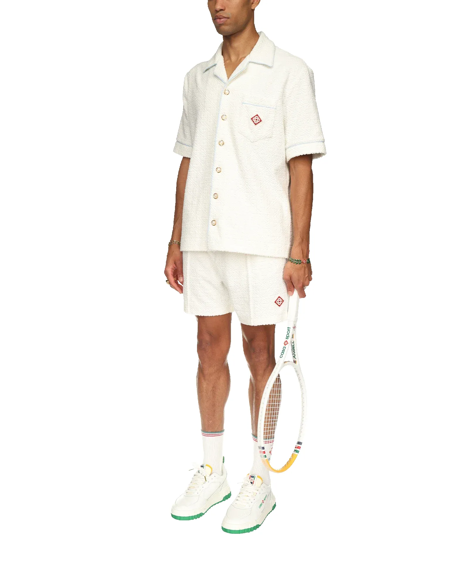 Monogram Terry Short Sleeve Shirt sold by Casablanca product image thumbnail 3