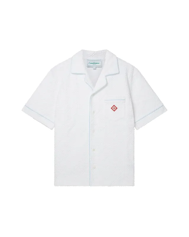 Monogram Terry Short Sleeve Shirt sold by Casablanca
